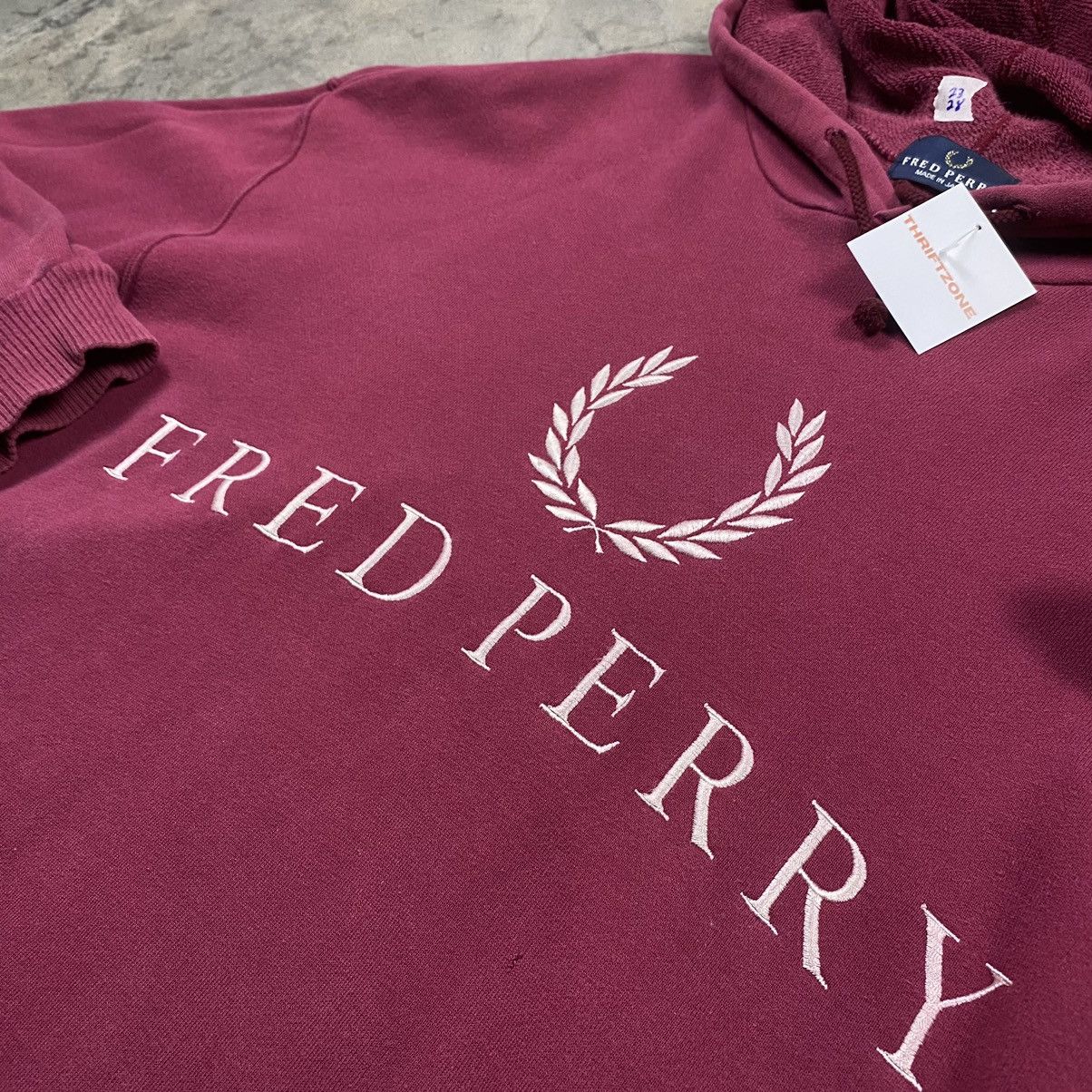 FRED × Fred Perry × Vintage 90s Fred Perry Japan Big Logo Pullover Size US M / EU 48-50 / 2 - 4 Thumbnail