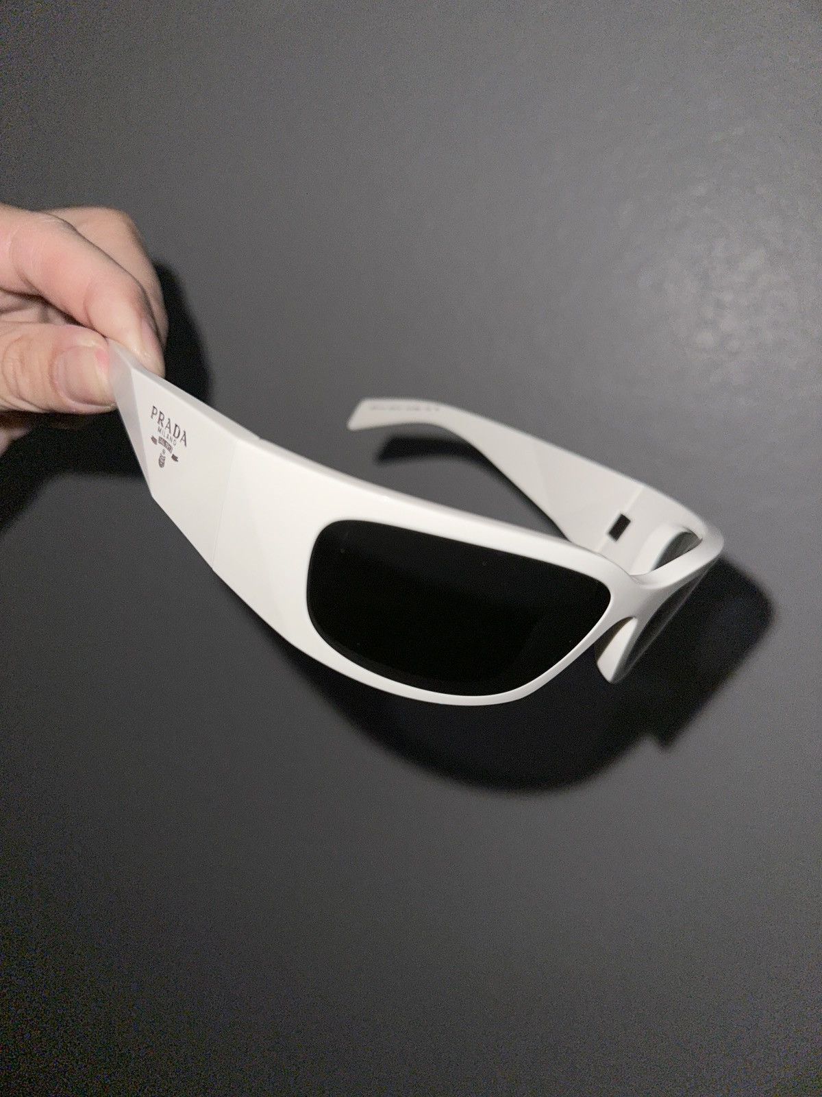 Prada PRADA WHITE SYMBOLE SUNGLASSES Size ONE SIZE - 1 Thumbnail