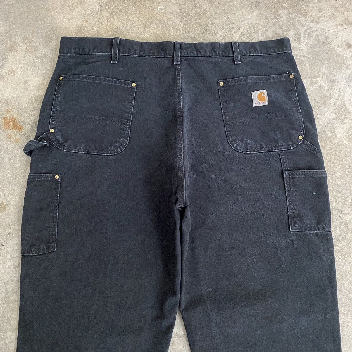 Carhartt Vintage Carhartt Double Knee Black Carpenter Work Pants Size US 41 - 16 Thumbnail