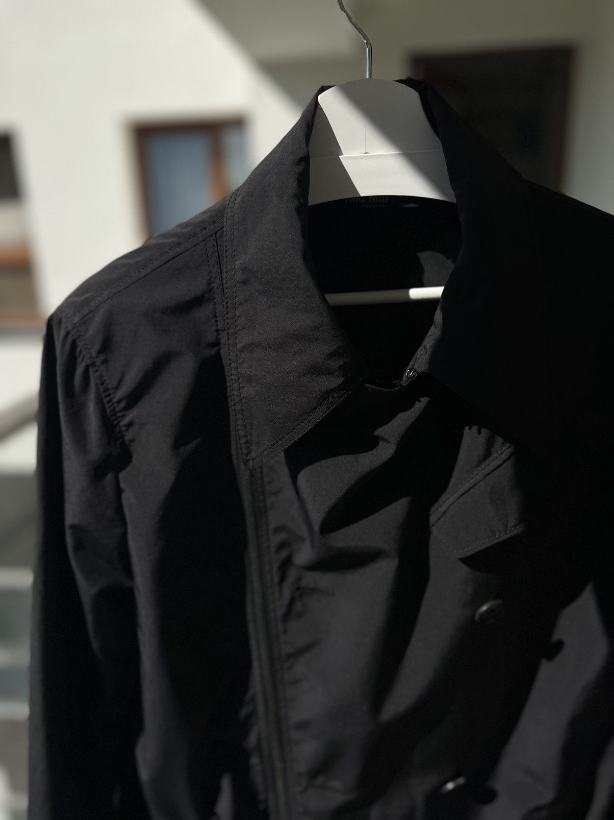 Miu Miu Miu Miu Asymetric Trench Coat nylon 50 XL XXL vintage Size XL / US 12-14 / IT 48-50 - 9 Thumbnail
