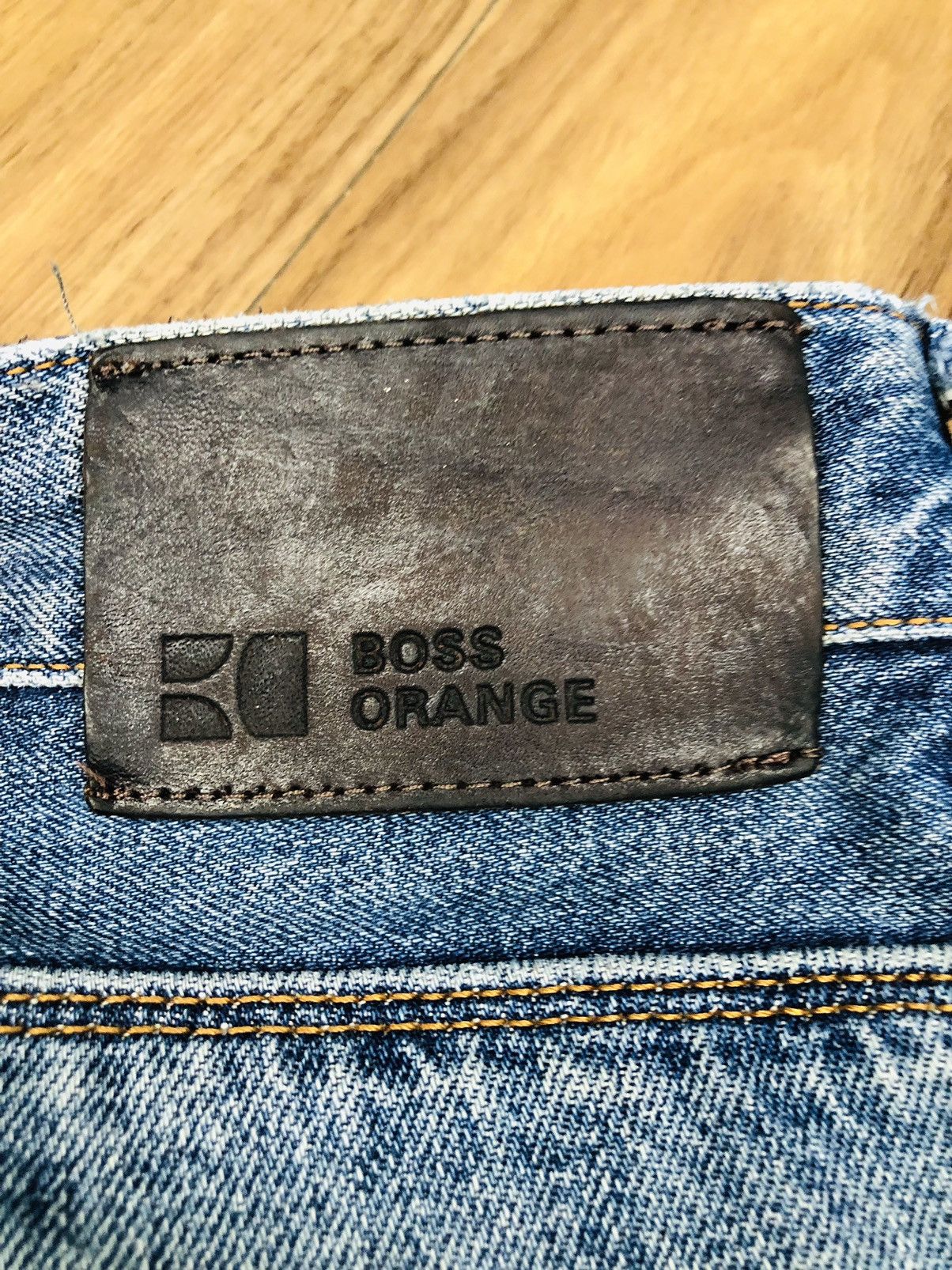 Japanese Brand Boss Orange Distressed Jeans (33) Size US 30 / EU 46 - 24 Thumbnail