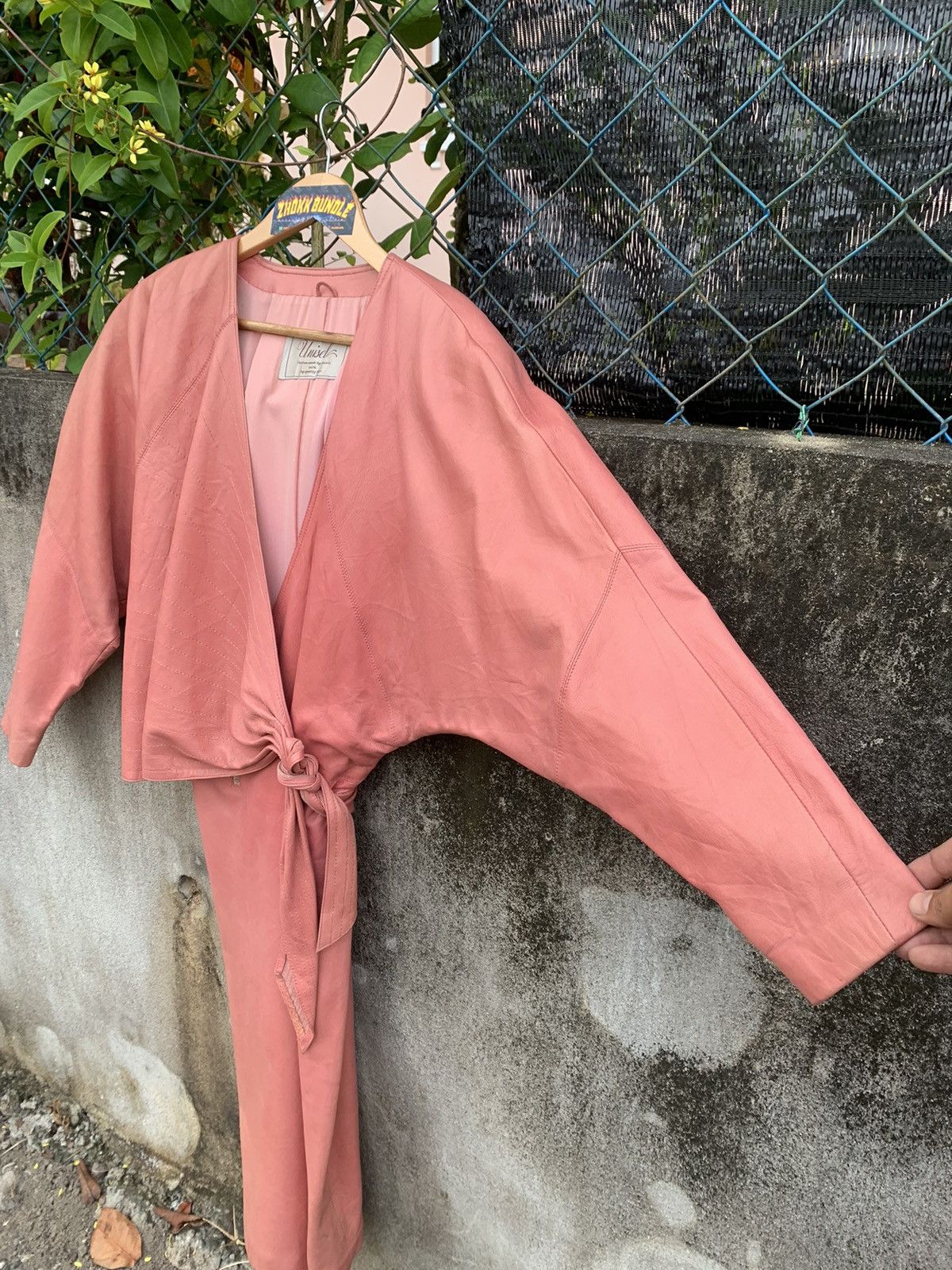 Japanese Brand × Vintage Vintage Genuine Leather Dress Size M / US 6-8 / IT 42-44 - 5 Thumbnail