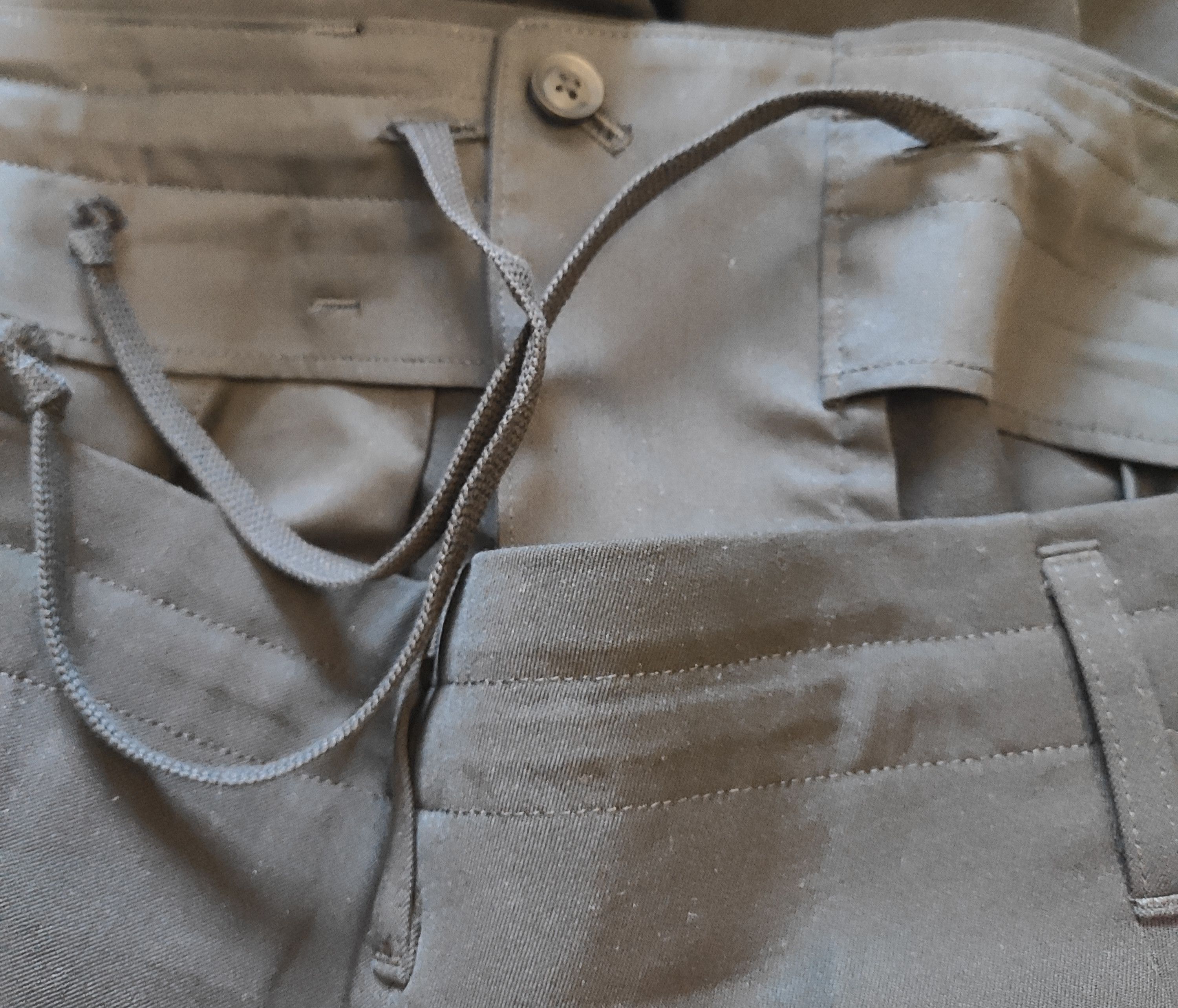 Yohji Yamamoto FW20 Wide gabardine trousers Size US 34 / EU 50 - 9 Thumbnail