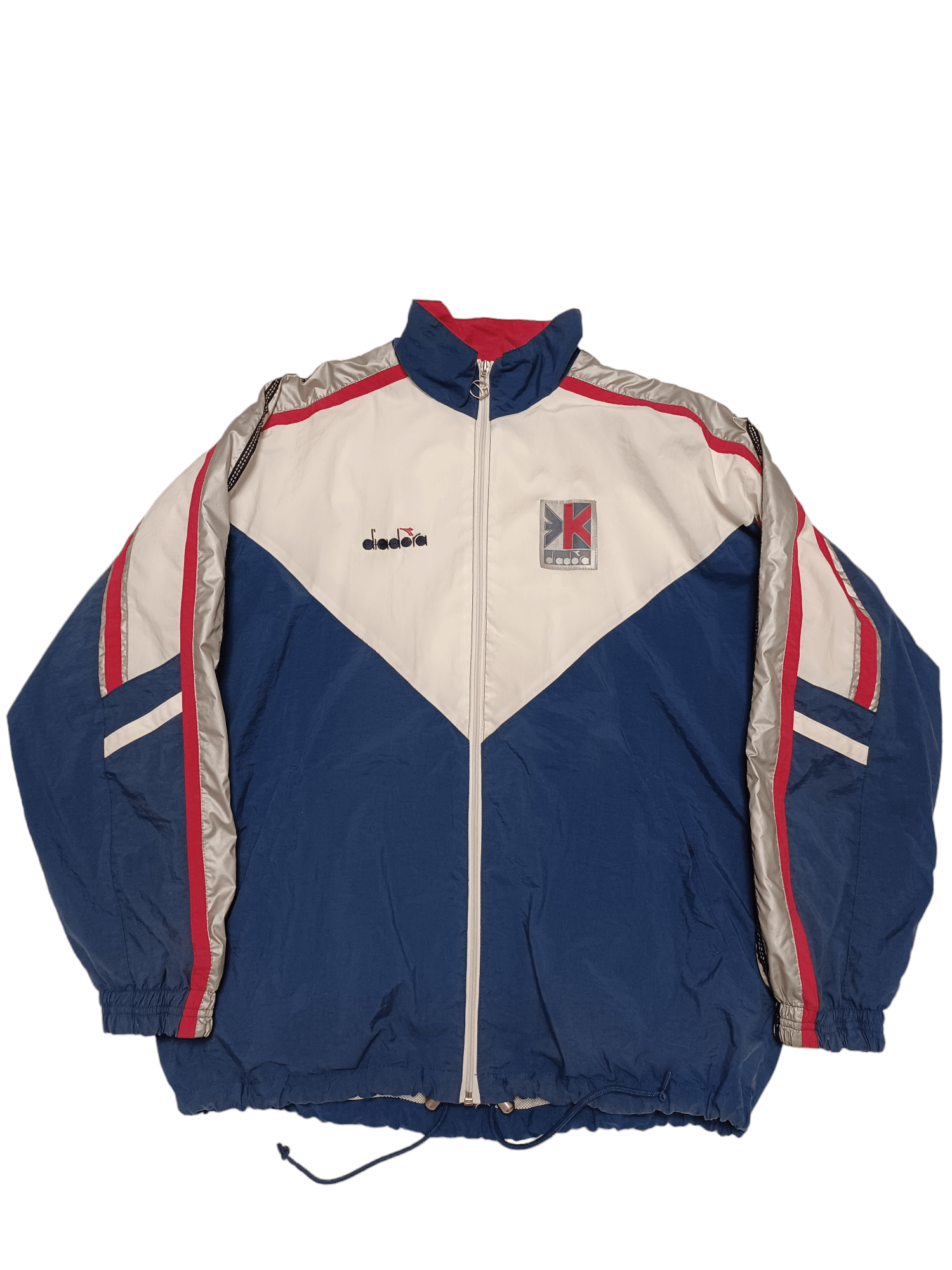 Diadora DIADORA BRITISH FLAG 90S NYLON LIGHT TRACKING JACKET VINTAGE Size US XL / EU 56 / 4 - 1 Thumbnail