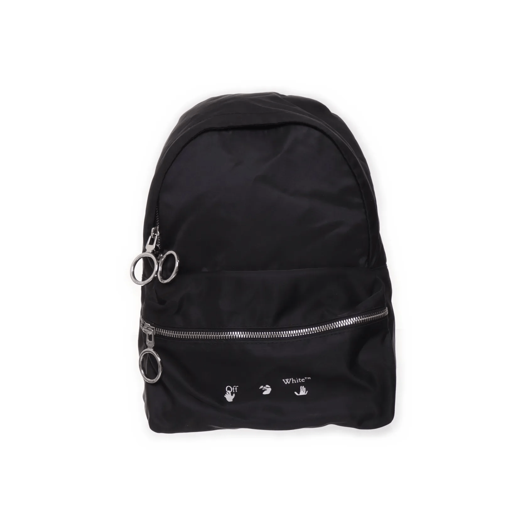 Off-White Off-White™ Mini Logo Nylon Backpack - Black/Yellow | 2021 Size ONE SIZE - 1 Thumbnail