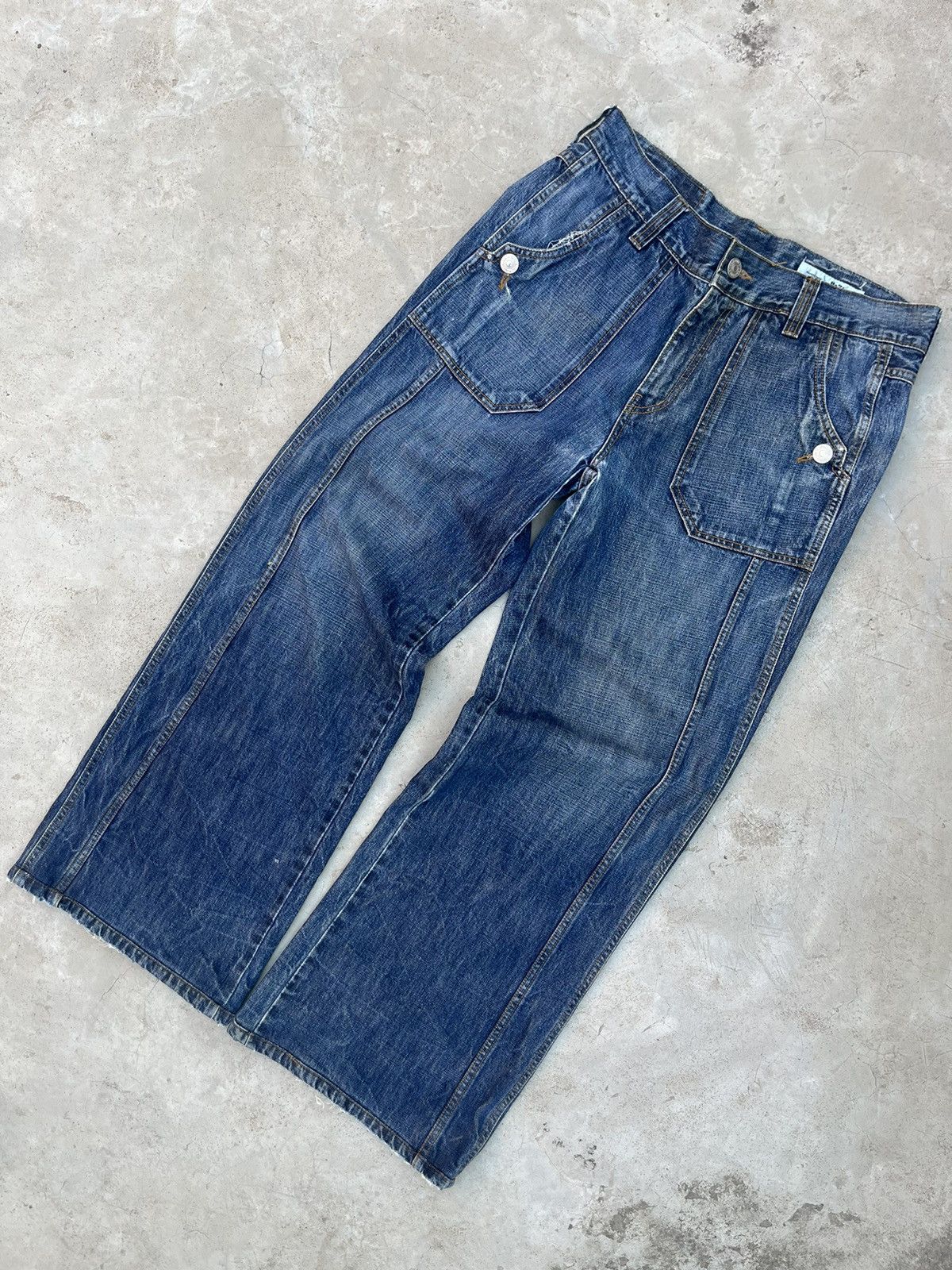 Vintage Y2K UO2LAND JEANS Size US 34 / EU 50 - 1 Thumbnail