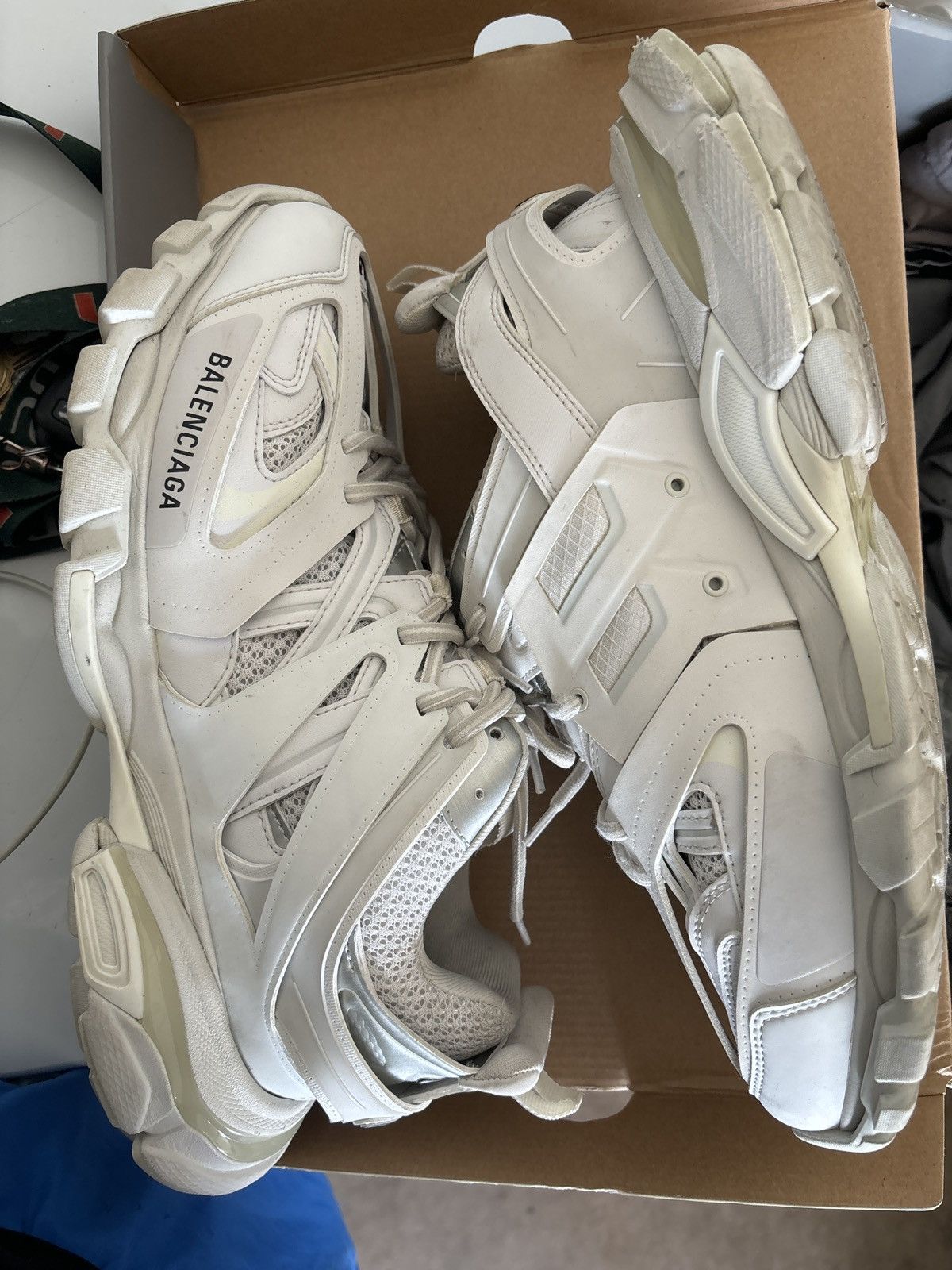 Balenciaga White Balenciaga Track 2s | Grailed