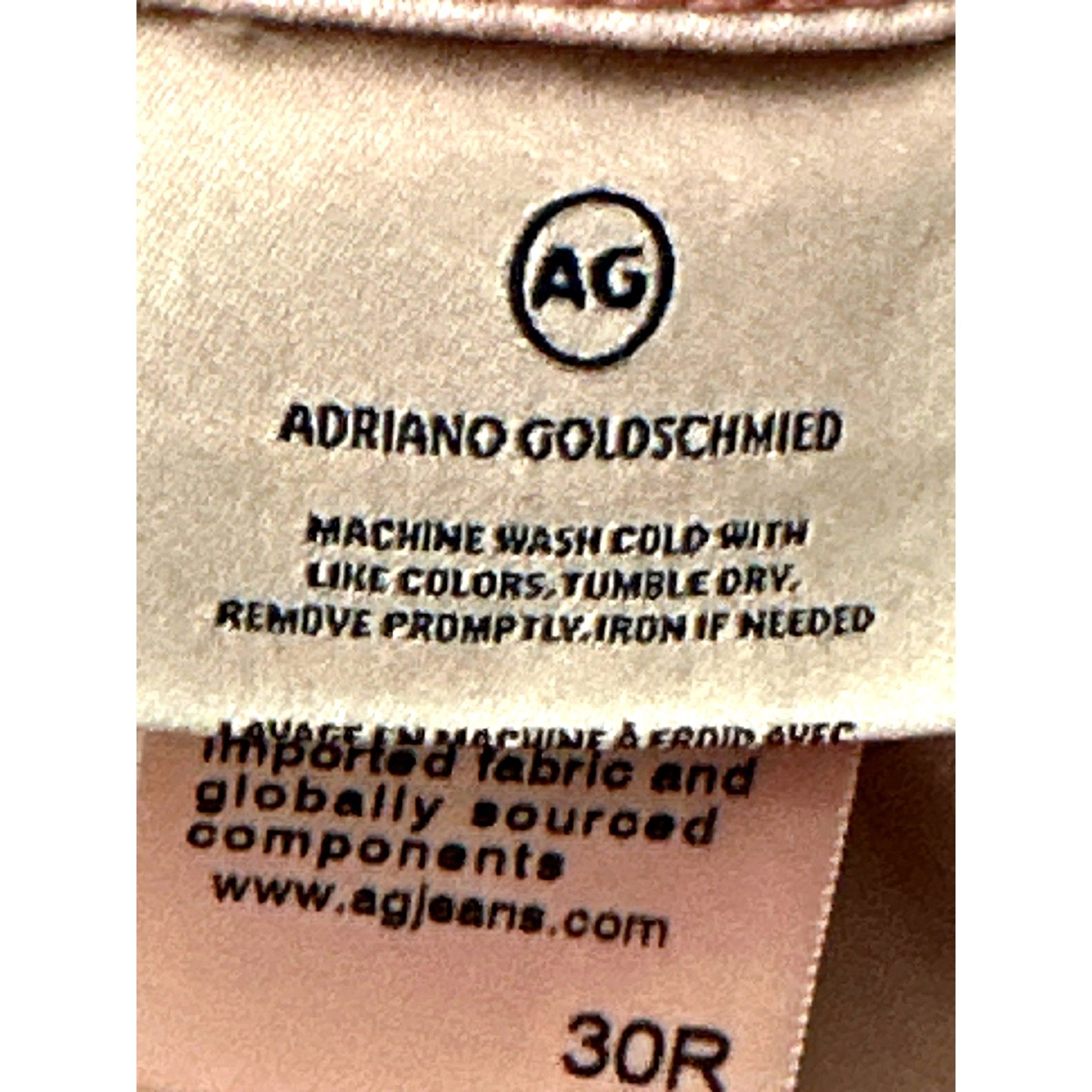 AG Adriano Goldschmied Adriano Goldschmied 30R Blush Pink Abbey Ankle Midrise Skinn Size 30" / US 8 / IT 44 - 7 Thumbnail