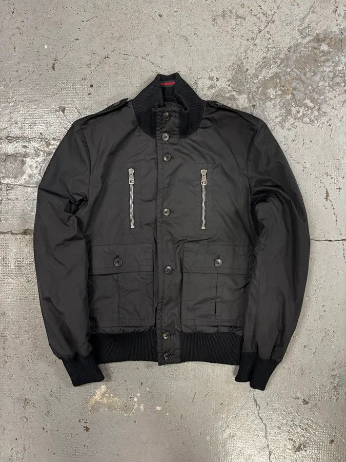 Gucci AW2009 Gucci Madonna Black Nylon Jacket Size US M / EU 48-50 / 2 - 1 Thumbnail