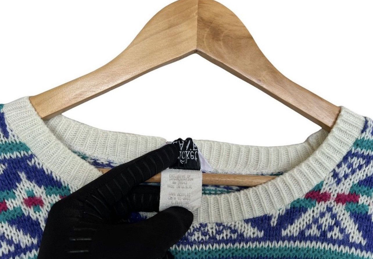 Vintage Vintage 90s Art knitwear Patina Made in Usa Size US M / EU 48-50 / 2 - 3 Thumbnail