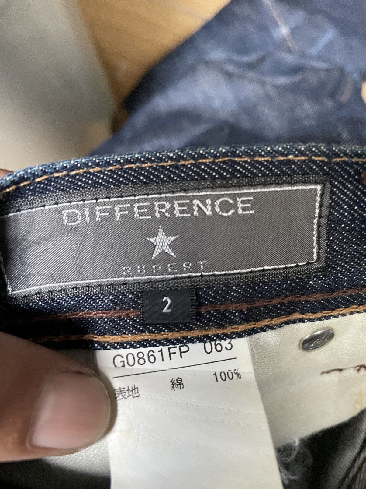 If Six Was Nine Japan Brand Diffrence Rupert Flare Jeans Made In Japan Size US 31 - 16 Thumbnail