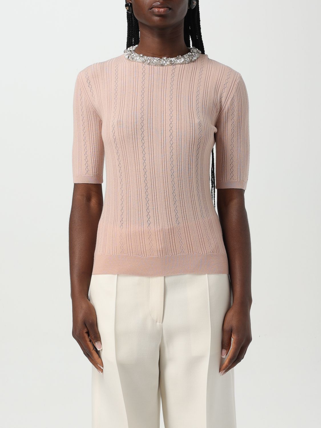 Valentino Valentino Sweater Woman Nude Size L / US 10 / IT 46 - 1 Thumbnail