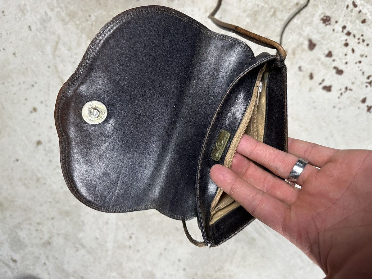 Etienne Aigner Vintage 90s Etienne Aigner Brown Leather Small Messenger Size ONE SIZE - 12 Thumbnail