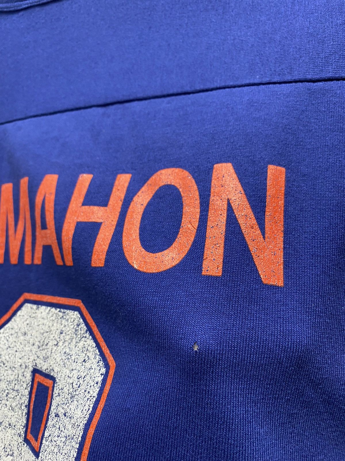 MacGregor × NFL × Vintage Jim Mcmahon Chicago Bears Jersey Navy Vintage Salem 80s Size US L / EU 52-54 / 3 - 22 Thumbnail