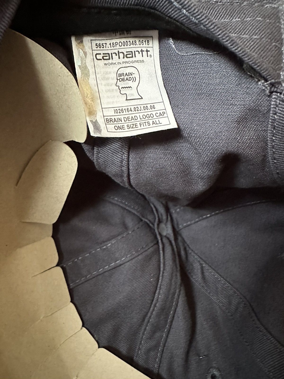 Brain Dead × Carhartt Wip Brain Dead x Carhartt WIP hat Size ONE SIZE - 5 Thumbnail