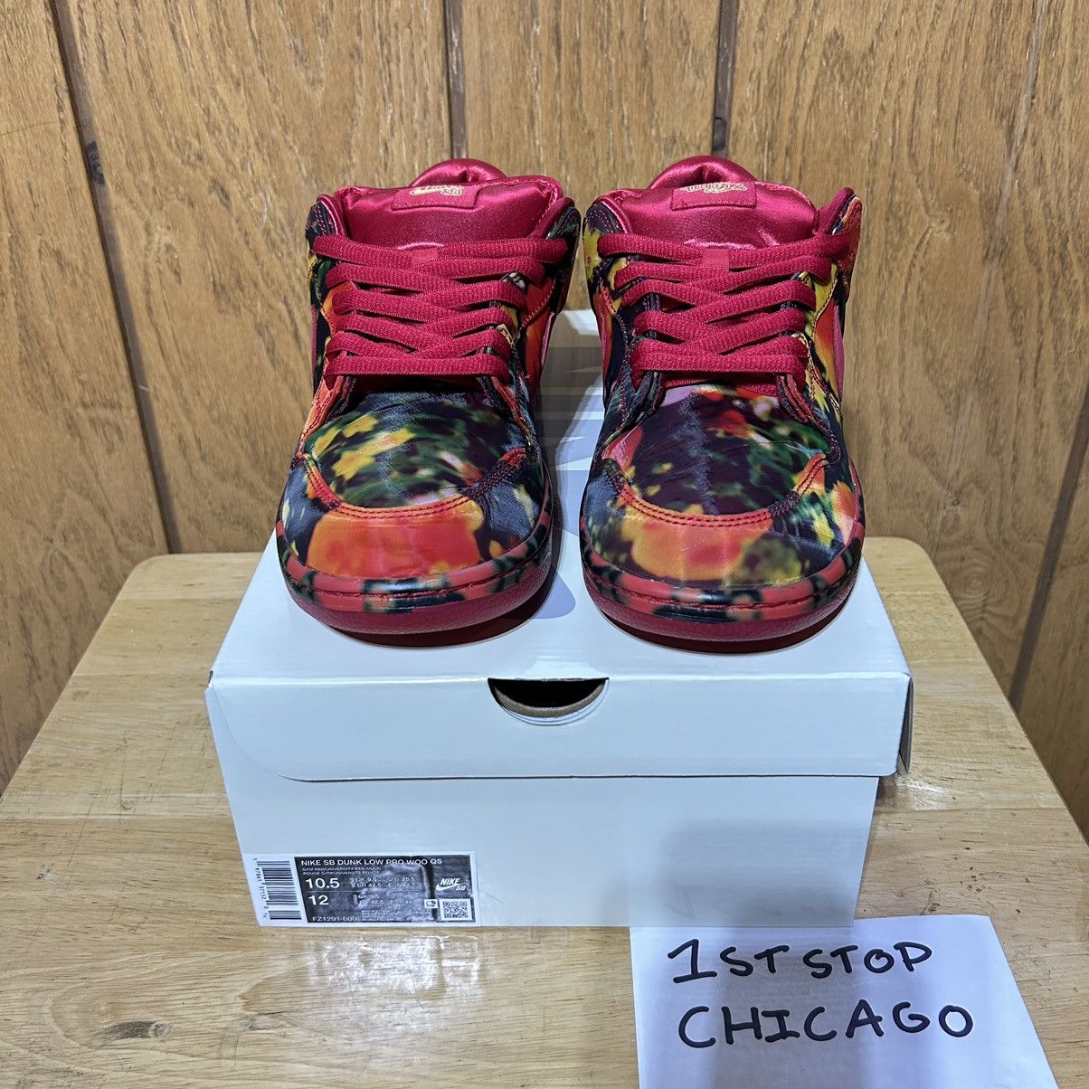 Designer × Nike Nike SB Dunk Low x Wizard of Oz FZ1291-600 Size 10.5 NEW Size US 10.5 / EU 43-44 - 2 Thumbnail