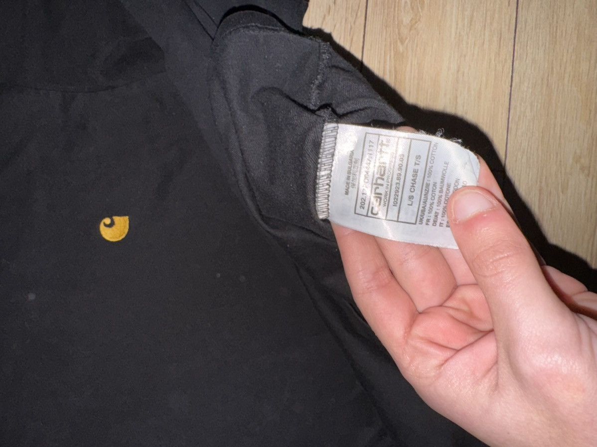 Carhartt × Vintage vintage carhartt wip small logo y2k longsleeve Size US S / EU 44-46 / 1 - 4 Thumbnail
