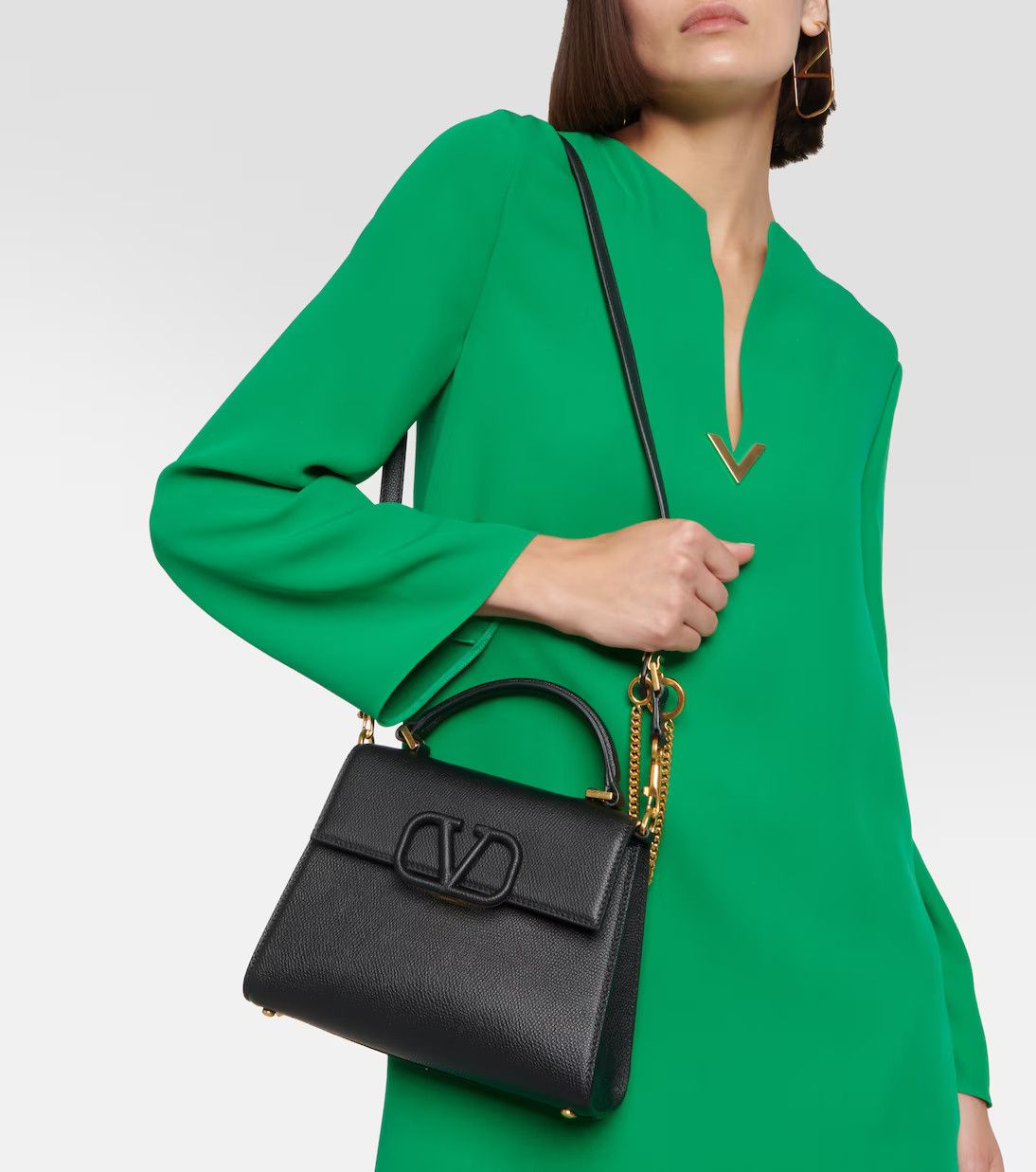 Valentino o1s22i1n0924 Size: OS / Small Vsling Handbag in Black Size ONE SIZE - 2 Thumbnail