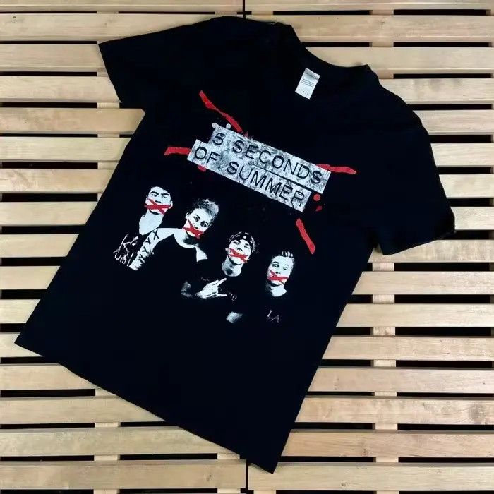 Band Tees Mens Vintage T Shirt 5 Seconds Of Summer Size M Size US M / EU 48-50 / 2 - 1 Thumbnail