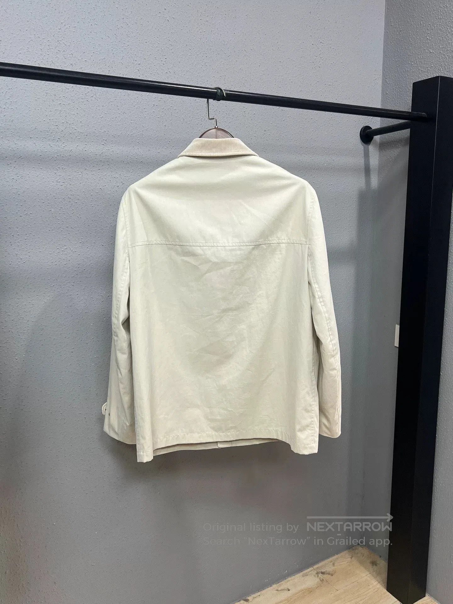 Brunello Cucinelli Brunello Cucinelli Beige Collar Hunting Jacket. Size US M / EU 48-50 / 2 - 2 Thumbnail