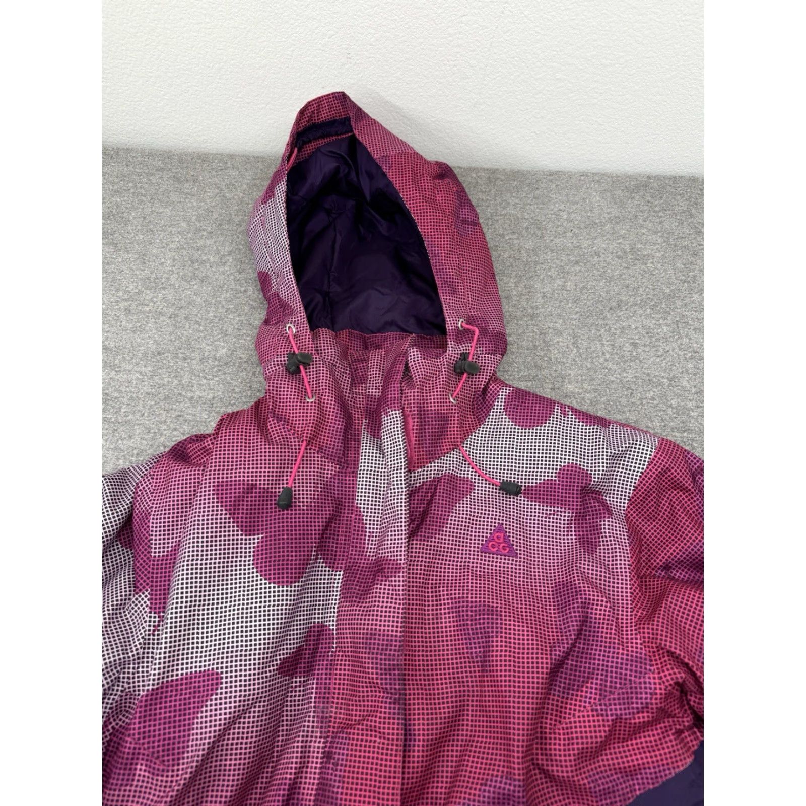 Nike Nike ACG Jacket Women Medium Ski Storm Parka Pink Purple Nylon Coat Mid-Length Zip Size M / US 6-8 / IT 42-44 - 2 Thumbnail