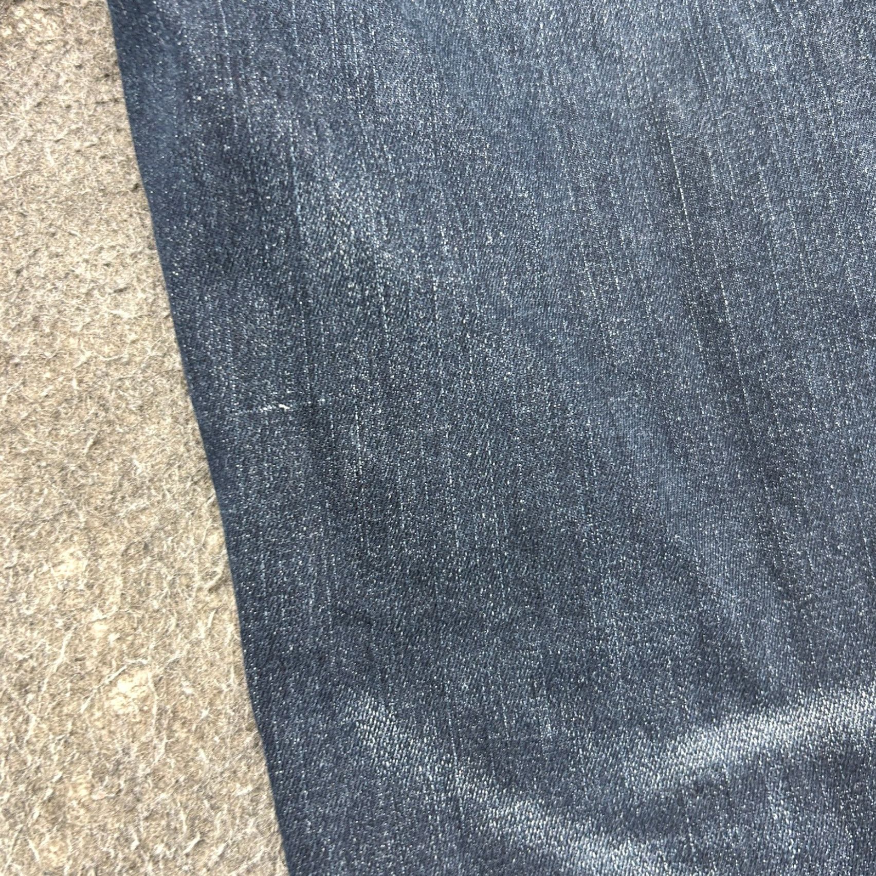 American Eagle Outfitters American Eagle Jeans Mens 28x30 Denim Skinny Relaxed Dark Wash Distressed 5-Pocket Design Blue Cotton Stretch Leather? Wait no leather. Size US 28 / EU 44 - 4 Thumbnail