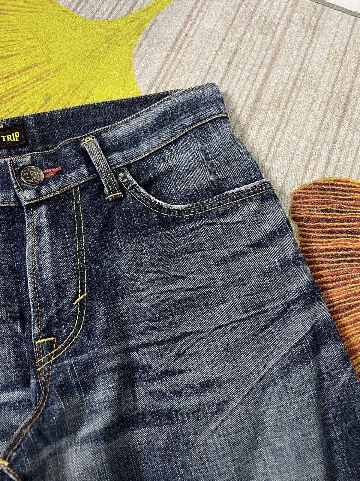 Edwin 💥Vintage Edwin Blue Trip Tokyo Japan Washed Jean Size US 31 - 9 Thumbnail