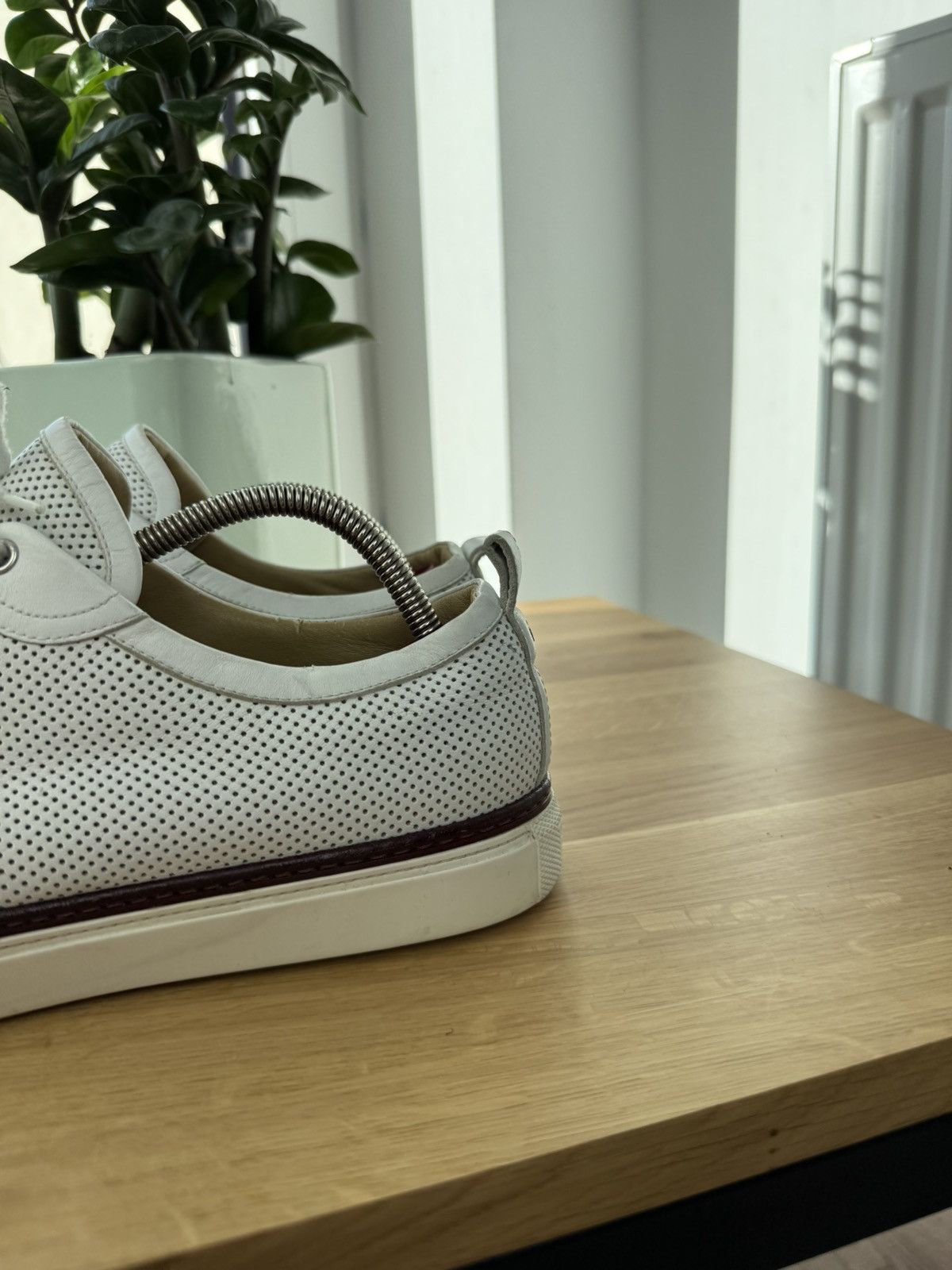 Hermes Hermes Sneakers Leather White logo Shoes 44 Size US 10 / EU 43 - 2 Thumbnail