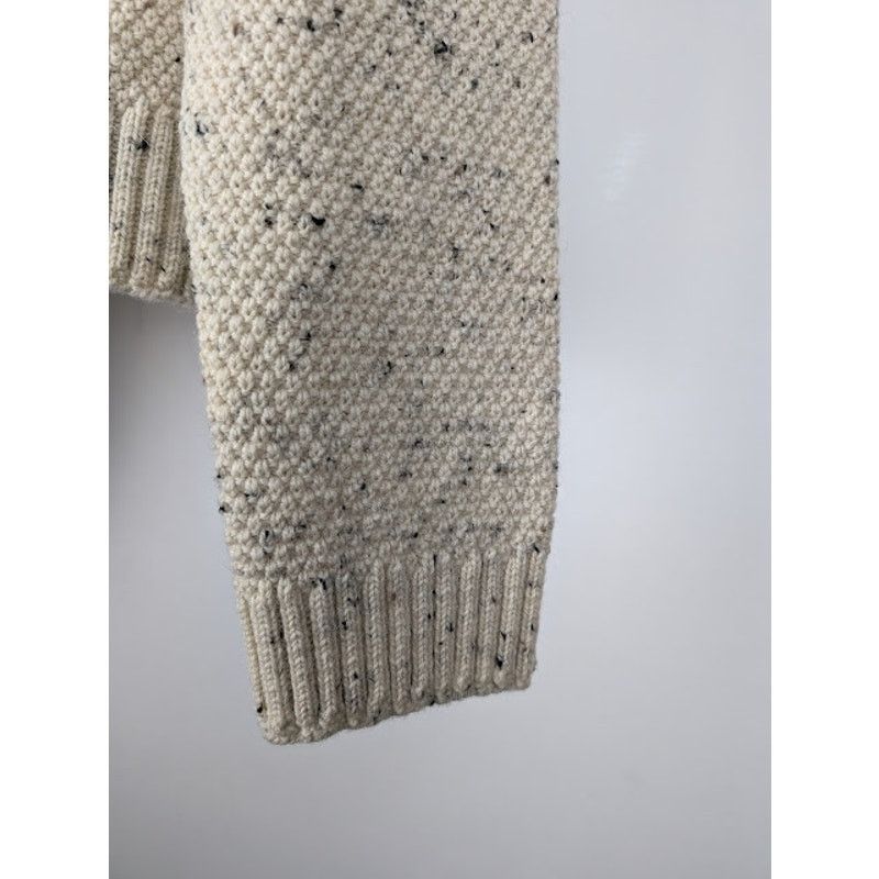 Bottega Veneta o1rshd1 MW Wool Multist Fish Sweater in Dove Size US M / EU 48-50 / 2 - 7 Thumbnail