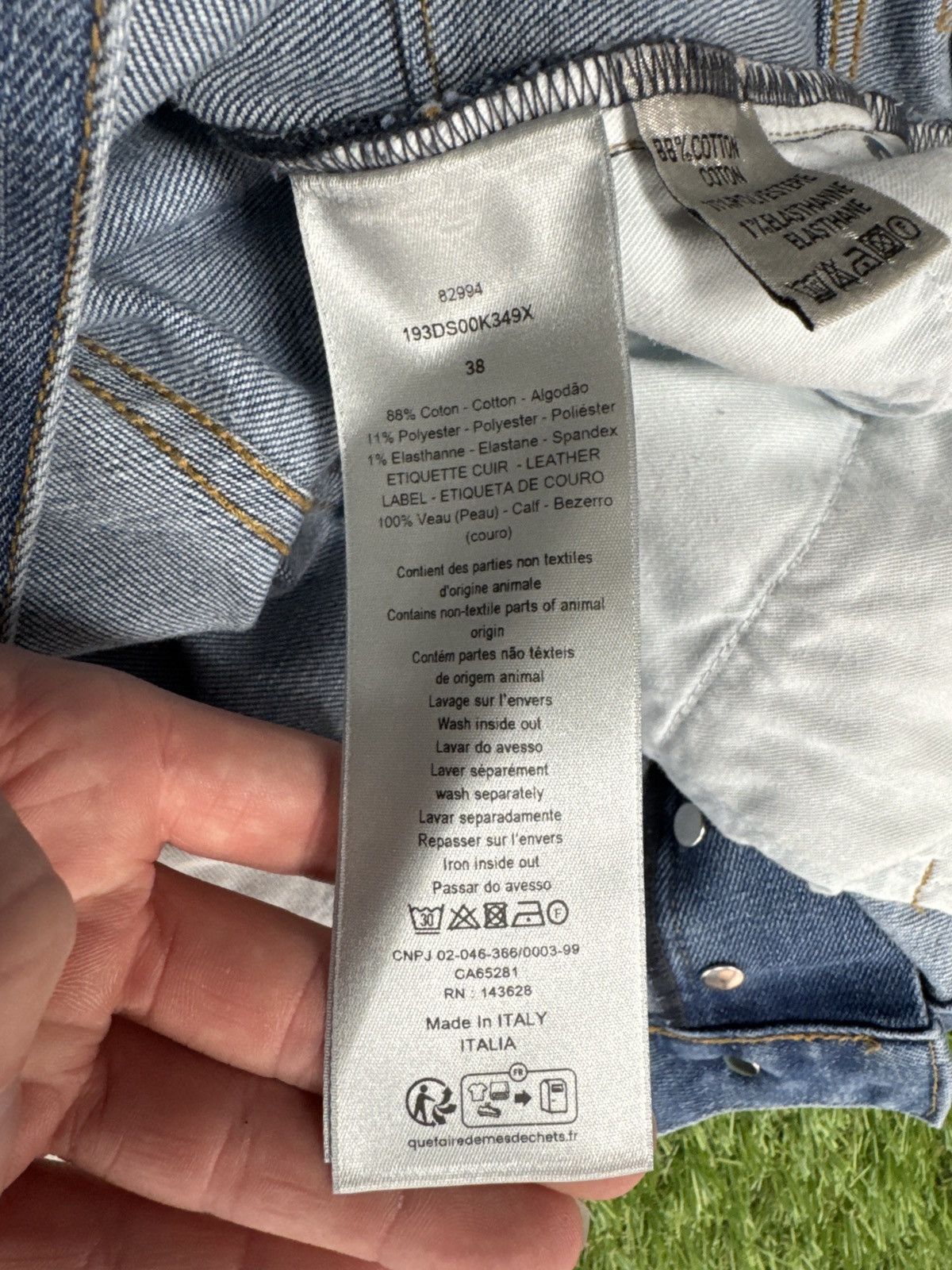 Dior DIOR REGULAR STRAIGHT LEG BLUE JEAN Size US 38 / EU 54 - 8 Thumbnail