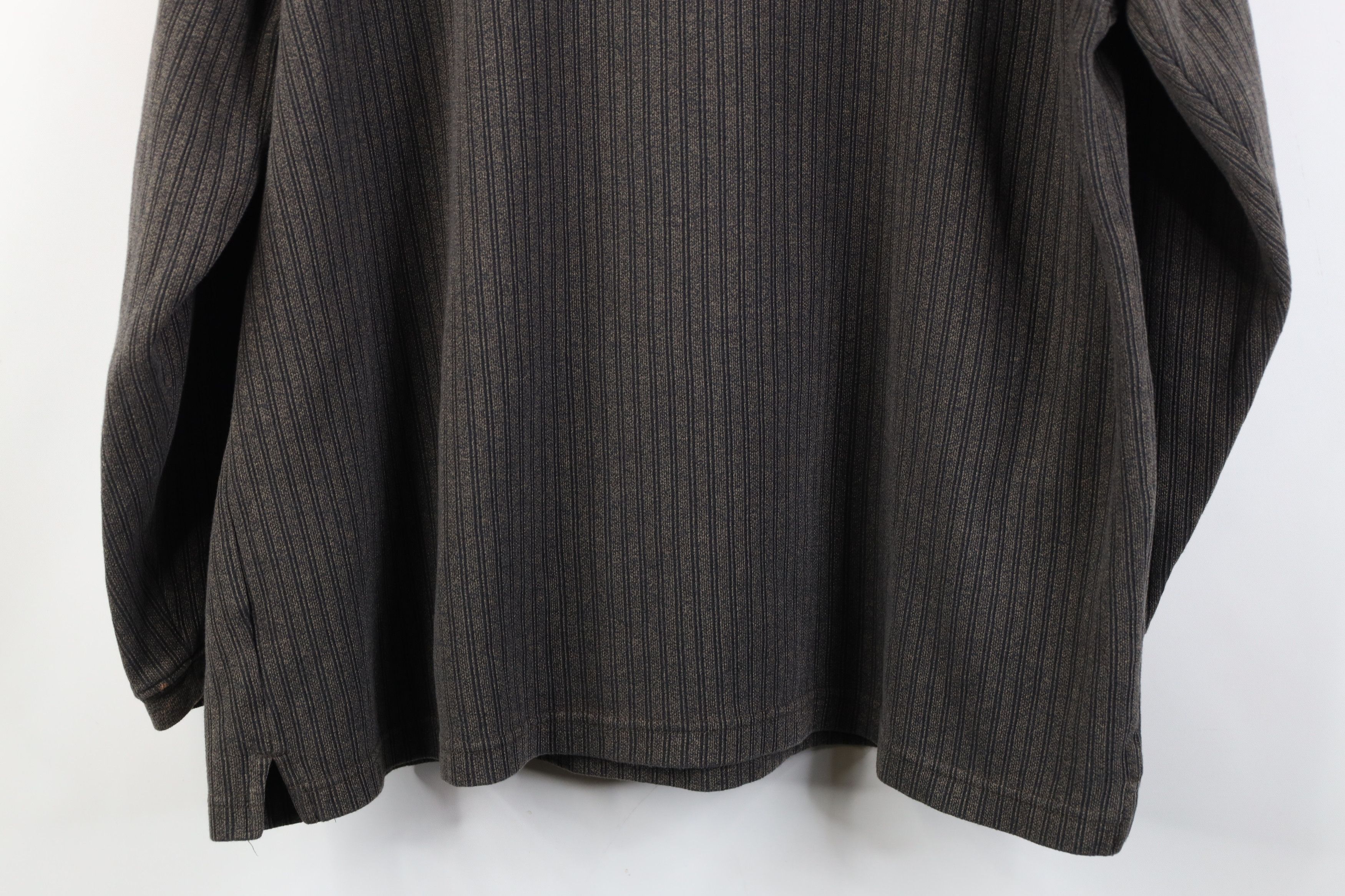Vintage Vintage 90s Streetwear Knit Long Sleeve Rugby Polo Shirt Size US XL / EU 56 / 4 - 11 Thumbnail