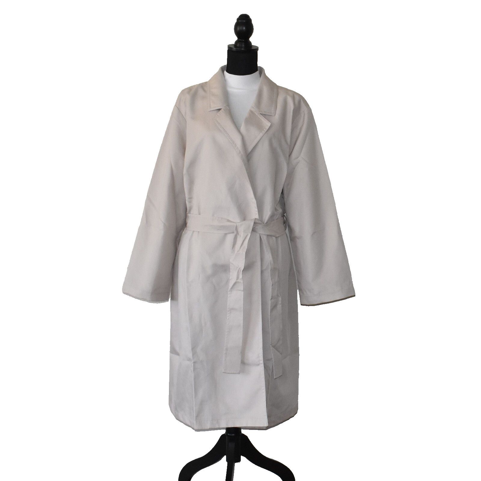Eileen Fisher NWT EILEEN FISHER Bramble Self Belted Trench Coat Sz 3X $438 Size 3XL / US 20-22 - 1 Thumbnail