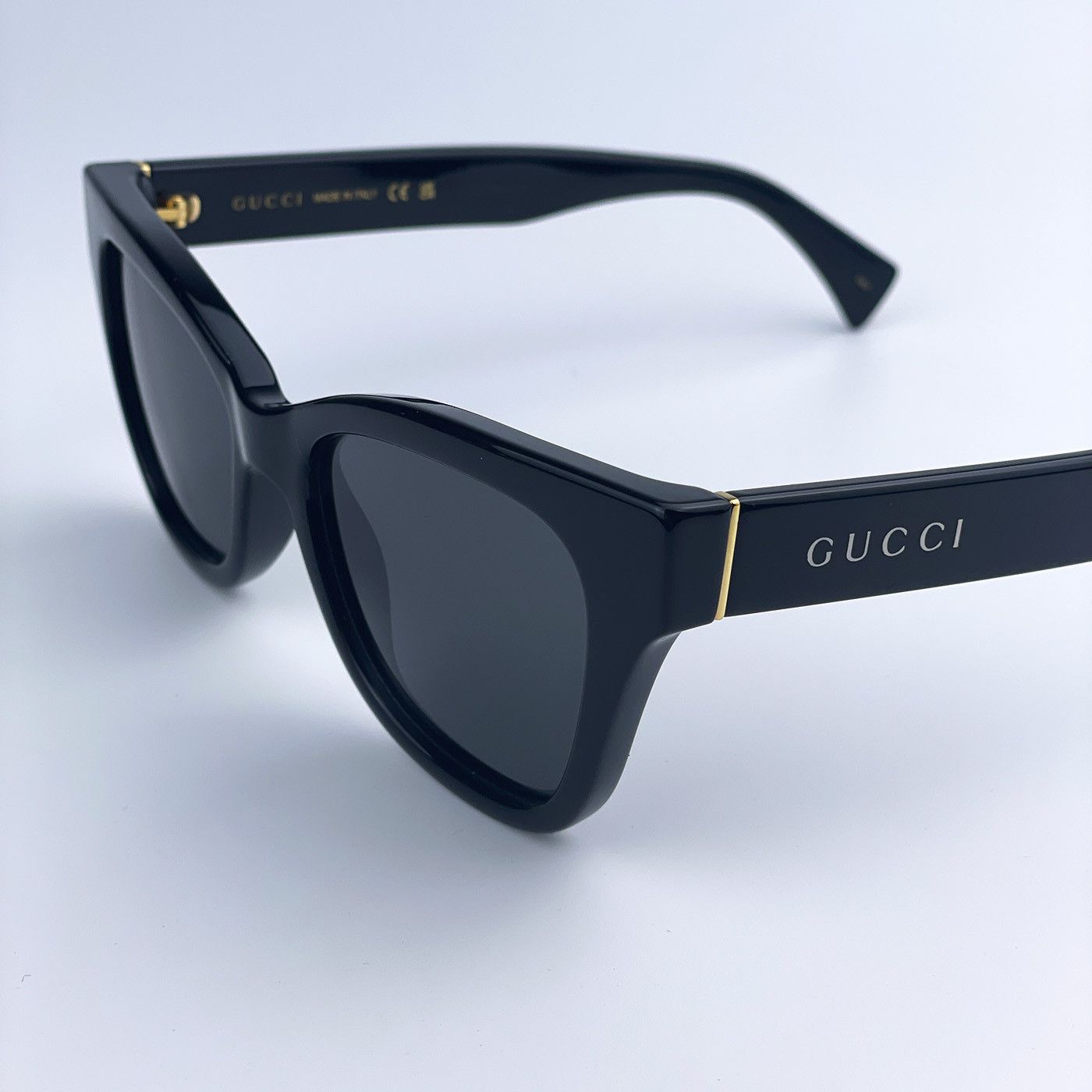 Gucci NEW Gucci GG1133S 001 Black Grey Cat Eye Women Sunglasses Size ONE SIZE - 6 Thumbnail