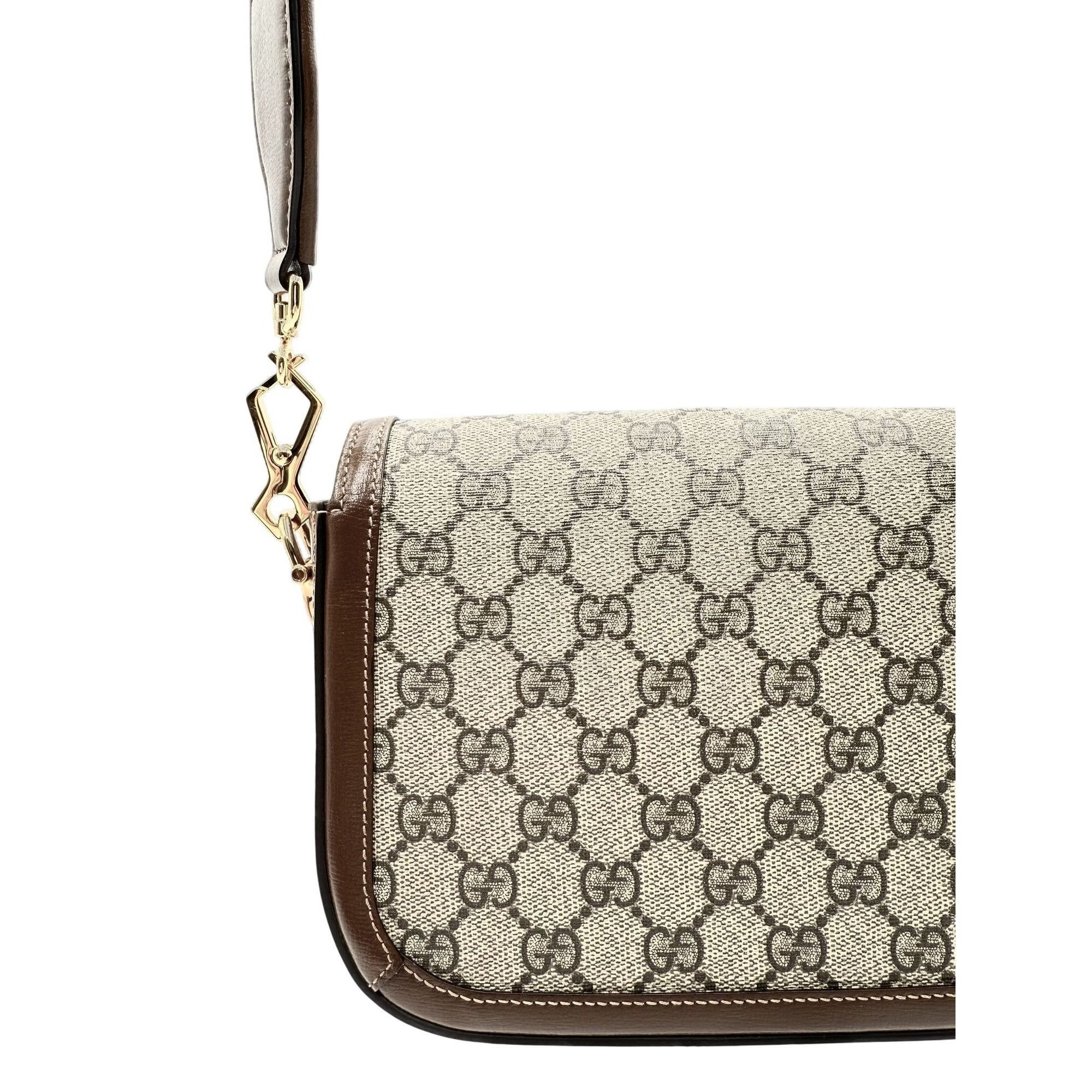 Gucci Gucci Crossbody Bag With Adjustable Strap & Monogram Canvas Size ONE SIZE - 13 Thumbnail