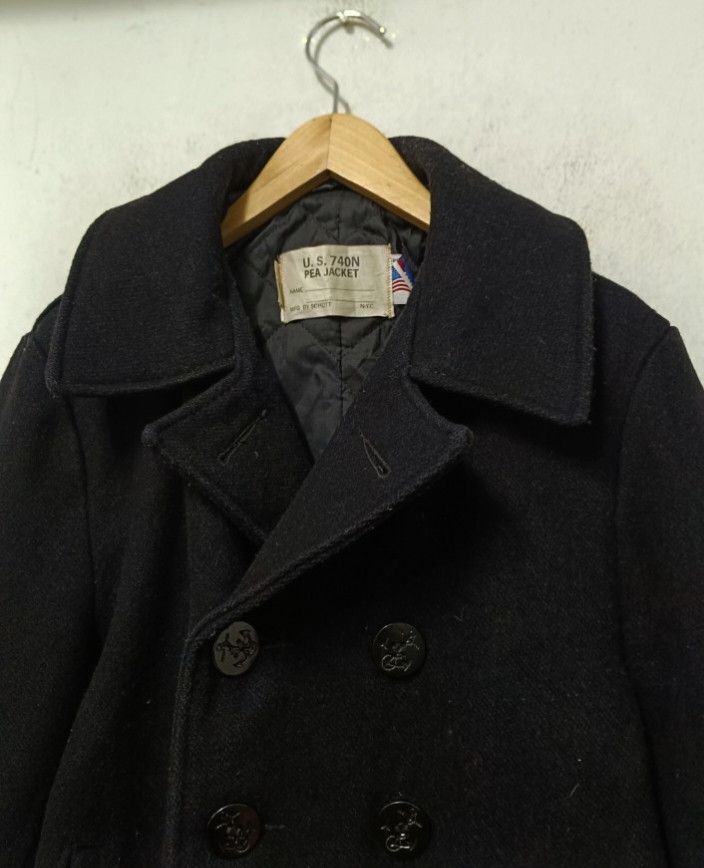 Schott × Vintage Vintage Schott NYC US 740N Pea Jacket Size US M / EU 48-50 / 2 - 4 Thumbnail