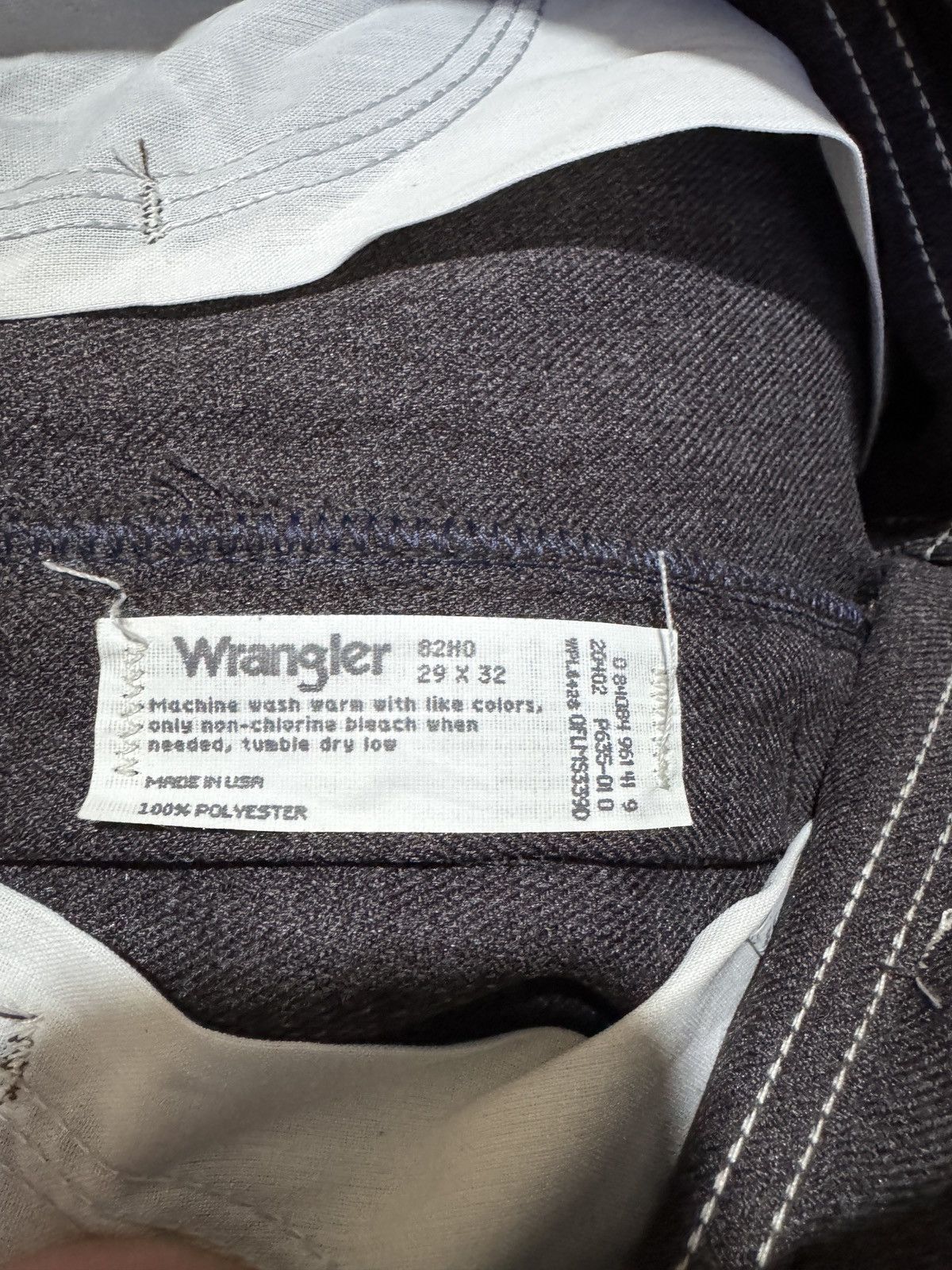Wrangler Wrangler Wrancher Dress Jeans Brown 29x32 USA Made Vintage Size US 29 - 5 Thumbnail
