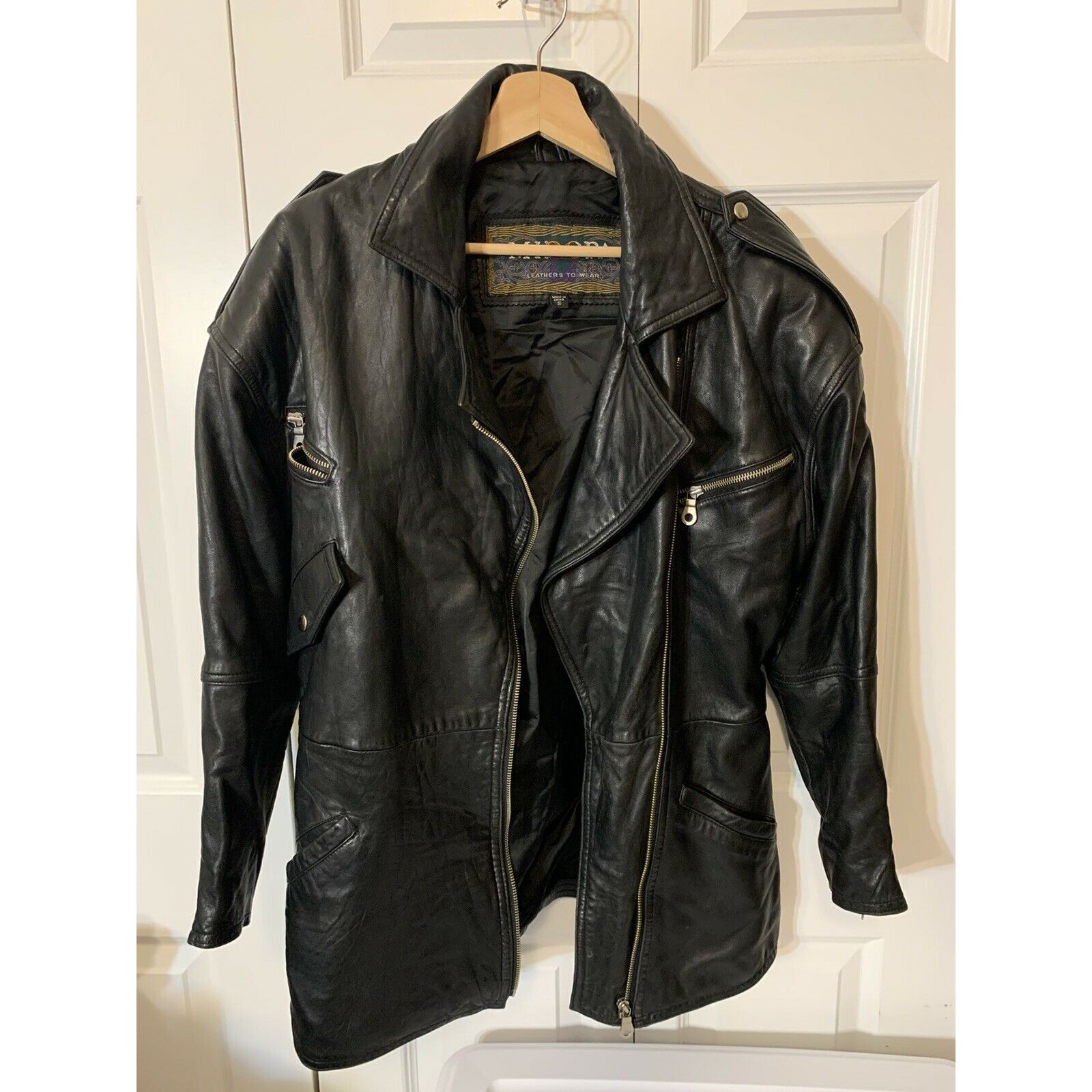 Vintage Vtg Miropa Black Leather Jacket Men’s Sz S Size US S / EU 44-46 / 1 - 4 Thumbnail