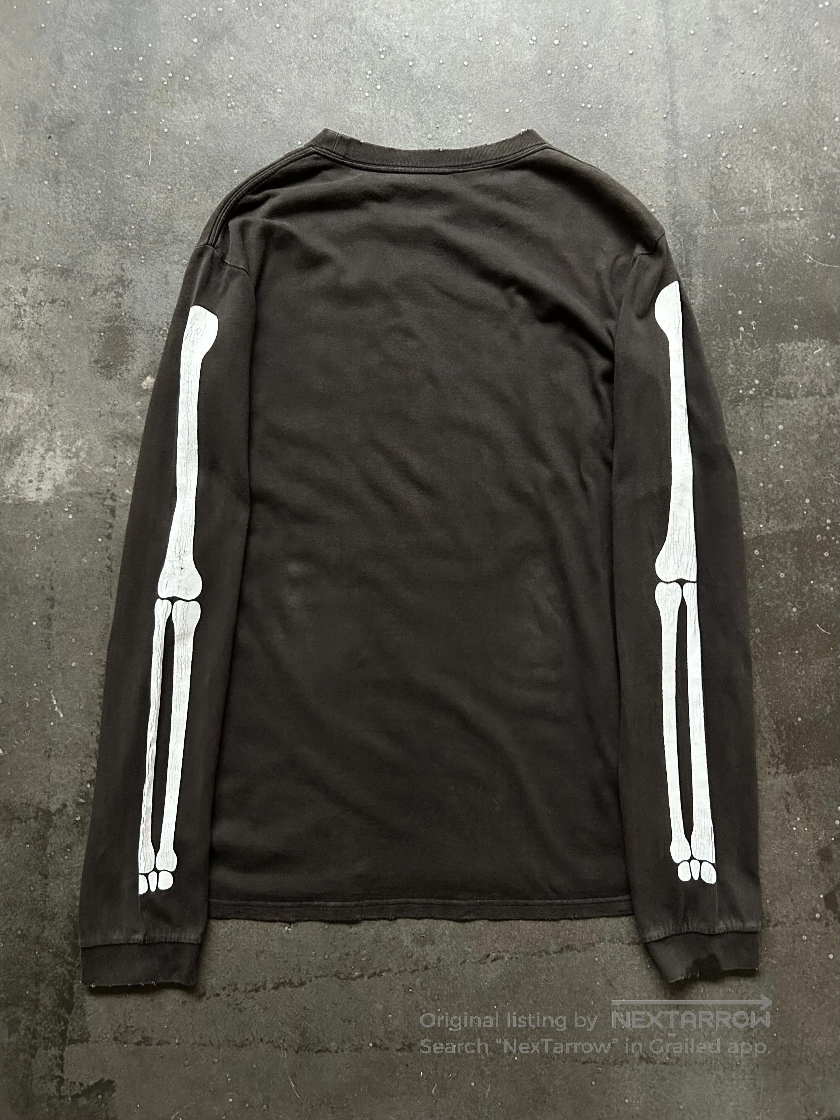 Number (N)ine skeleton print long sleeve shirt. Size US L / EU 52-54 / 3 - 4 Thumbnail