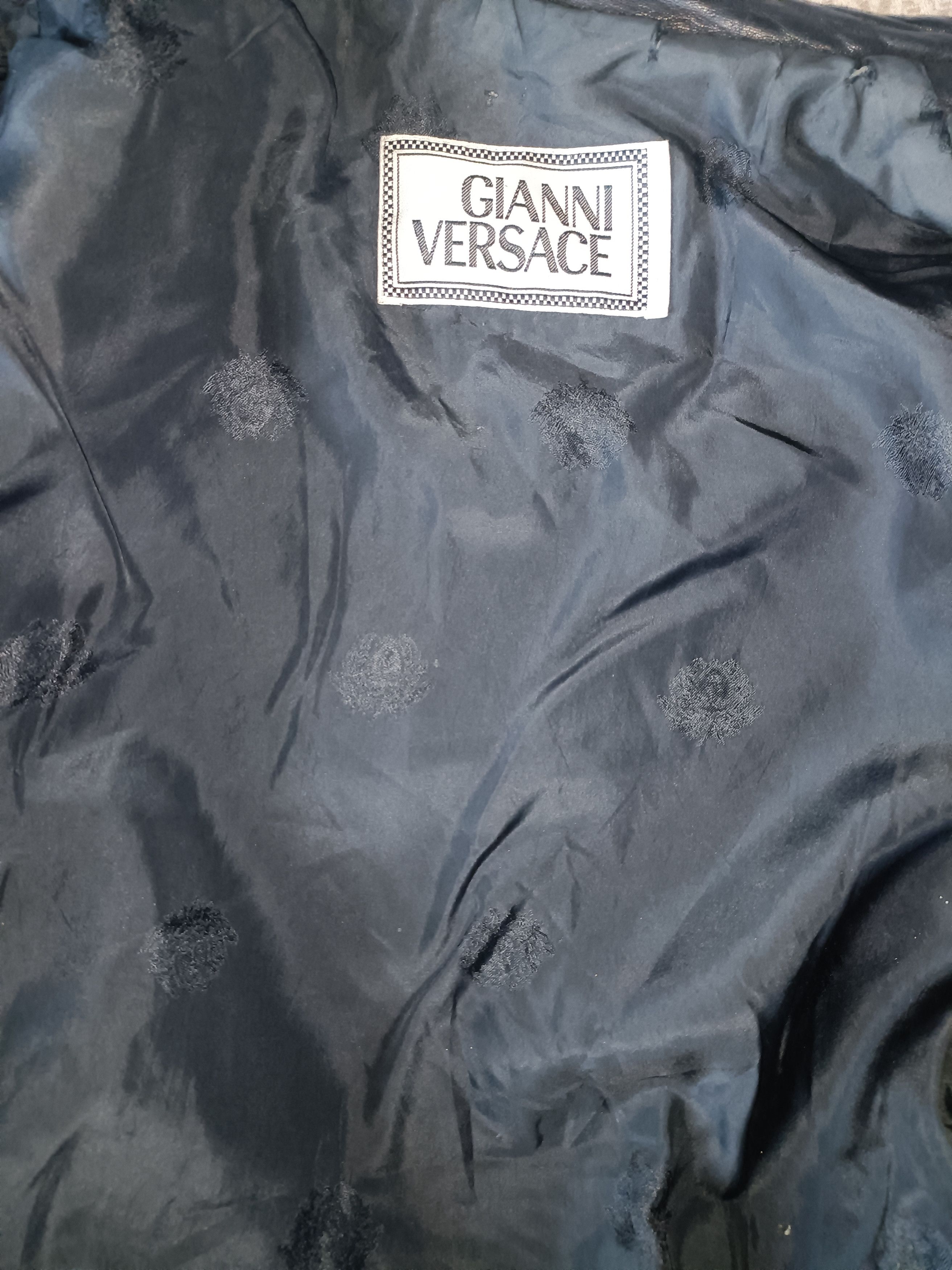 Versace Gianni Versace 1990' 1 of 1 Leather Jacket Ace Of Spades Size US M / EU 48-50 / 2 - 10 Thumbnail