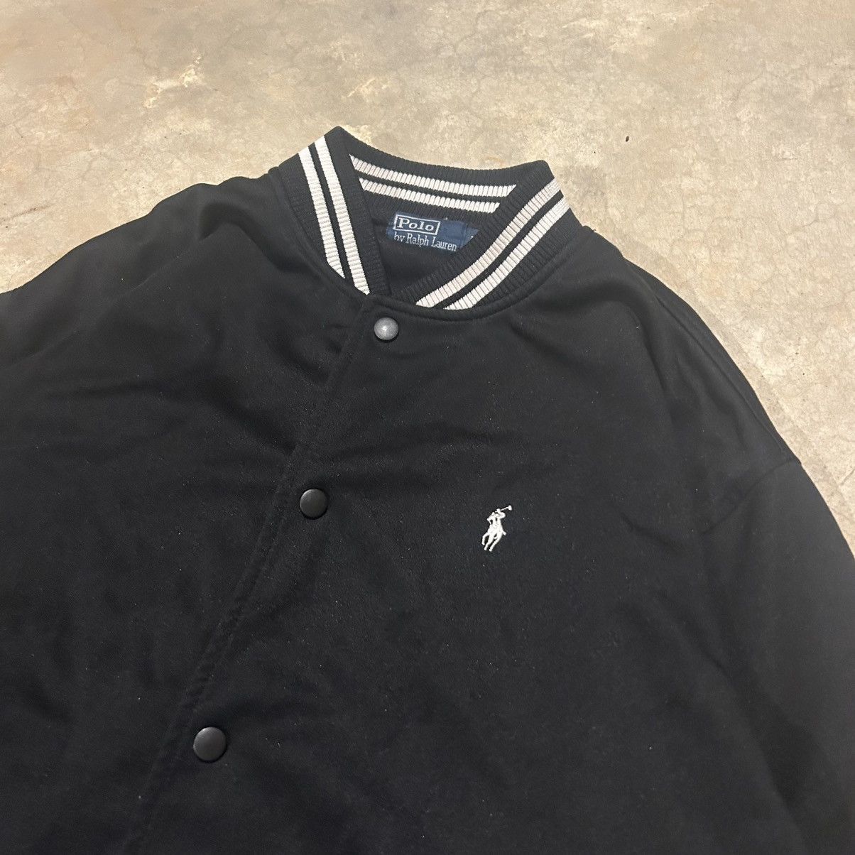 Polo Ralph Lauren × Vintage Vintage 2000s Polo Ralph Lauren Pony Varsity Bomber Jacket Size US XXL / EU 58 / 5 - 5 Thumbnail