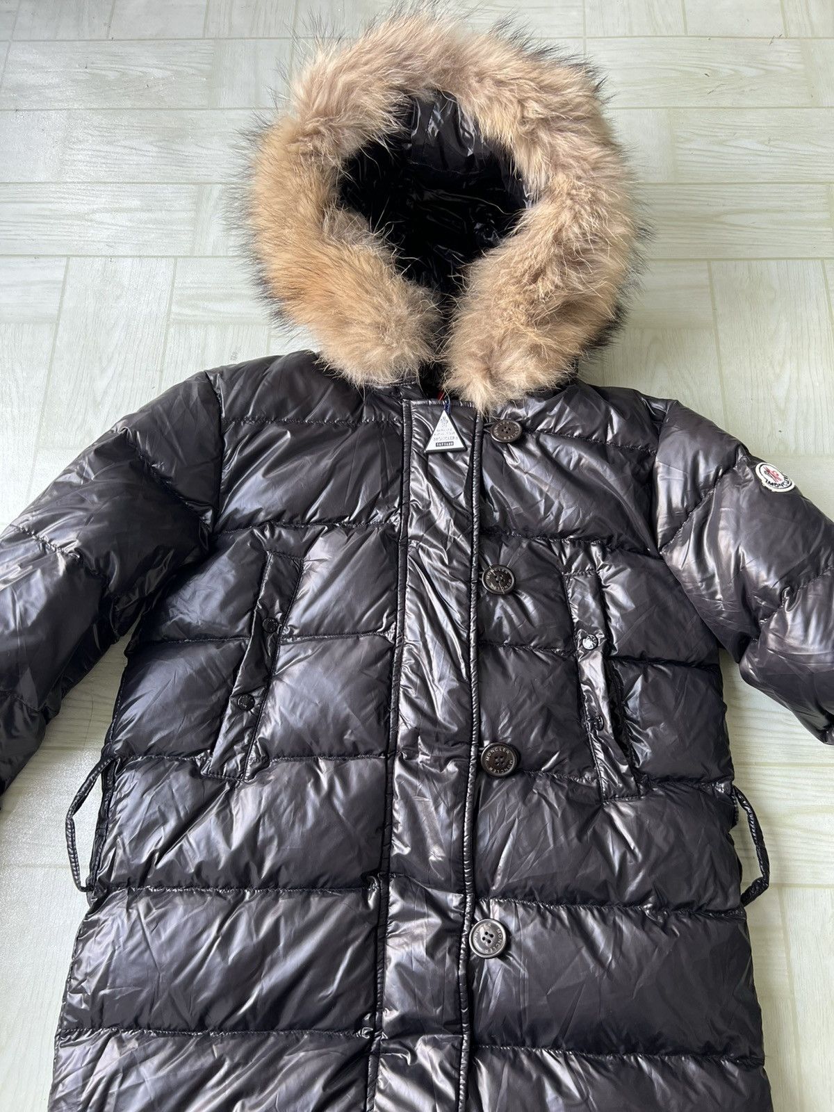 Moncler Moncler Grenoble Lucie Long Down Jacket Fur Hoodie Size S / US 4 / IT 40 - 7 Thumbnail