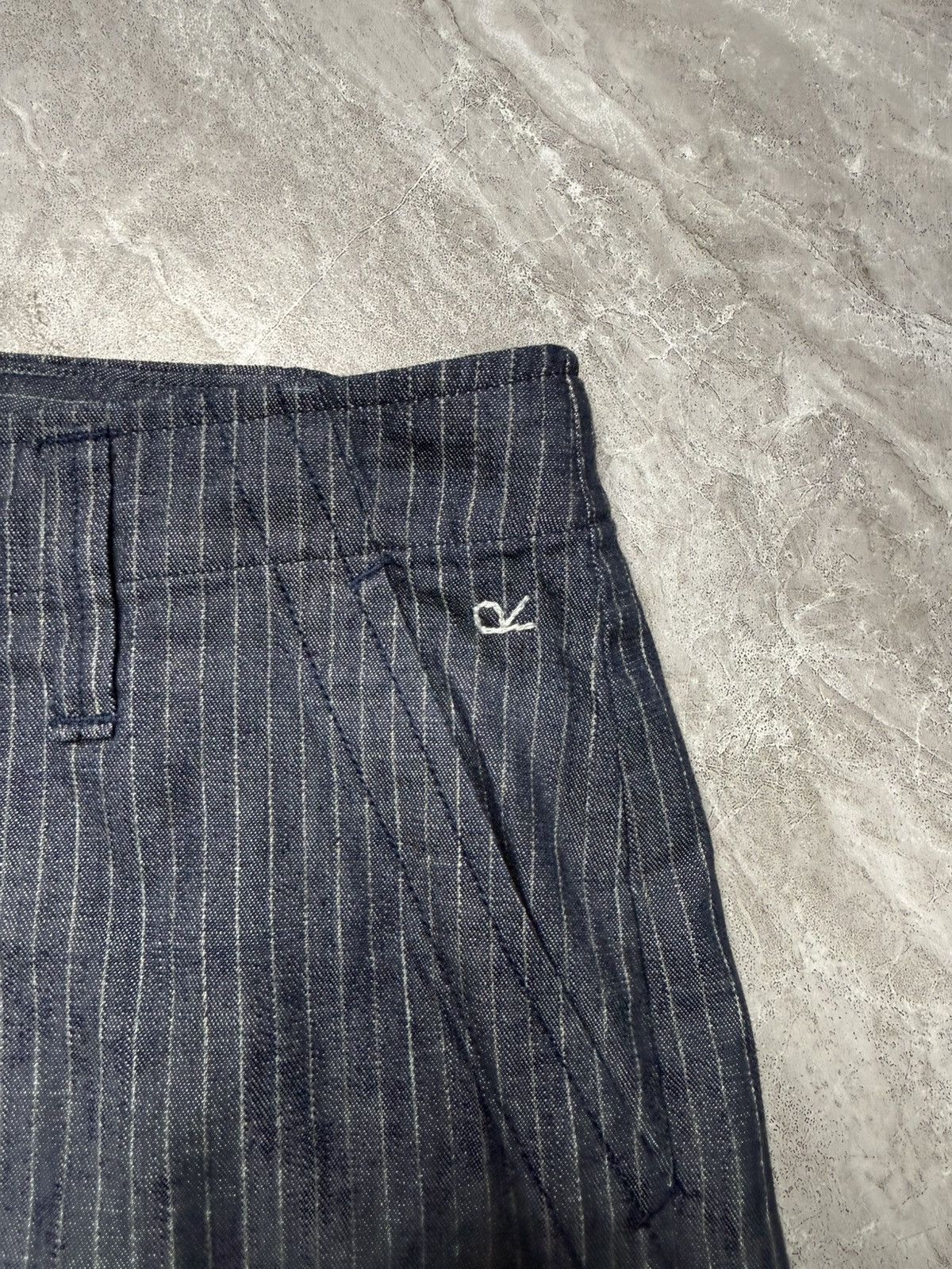45rpm 45RPM Pinstripe Indigo Jacket & Pants Set Size US 31 - 13 Thumbnail
