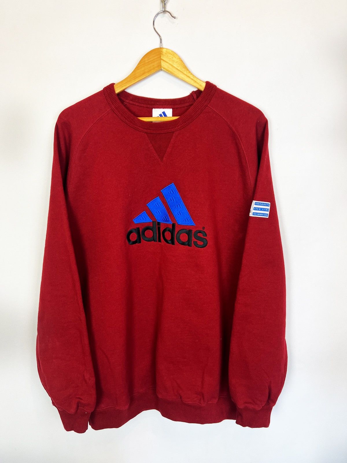 Adidas Vintage Adidas Big Logo Y2K Sweatshirt Size US L / EU 52-54 / 3 - 2 Thumbnail