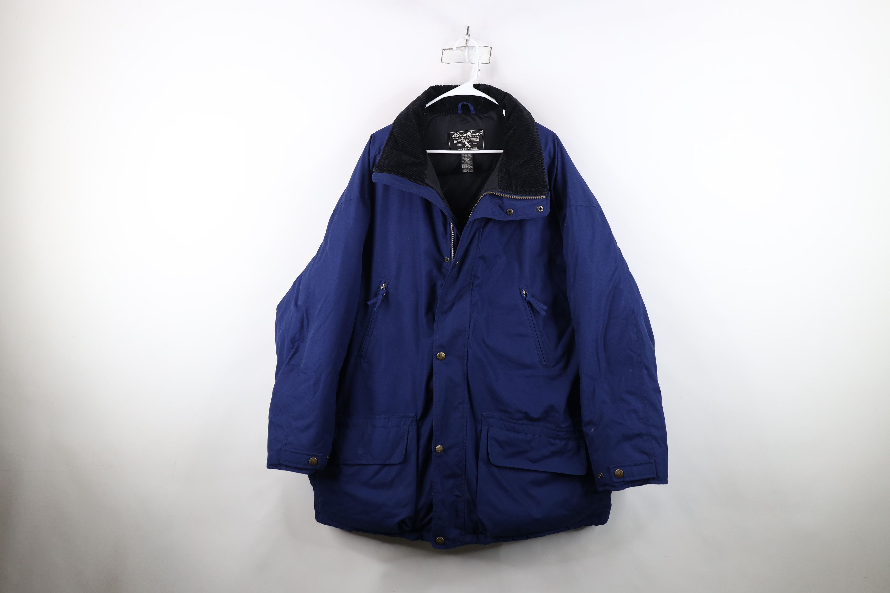 Vintage 90s Eddie Bauer Duck Down Winter Puffer Parka Jacket