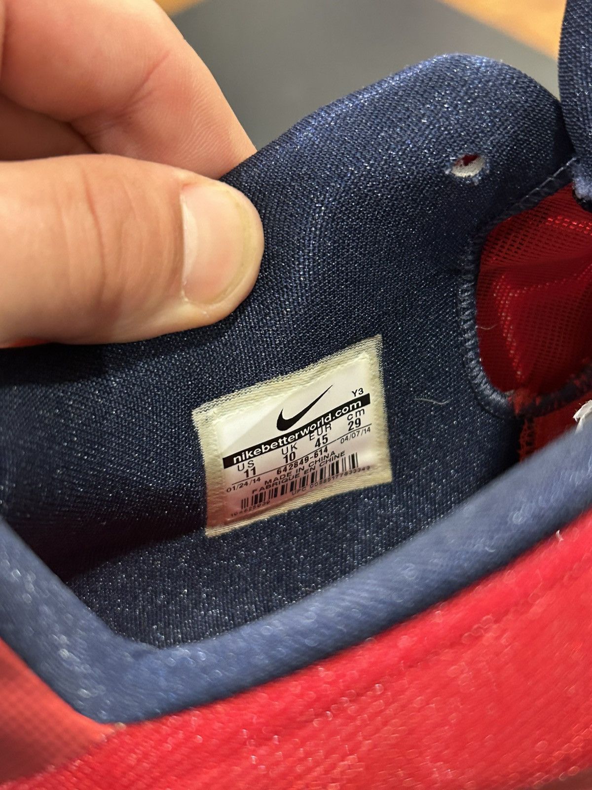 Nike Lebron 11 Low ‘Independence Day’ Size US 11 / EU 44 - 6 Thumbnail