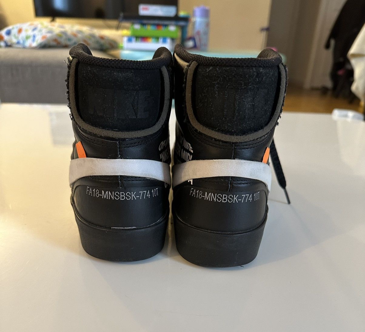 Nike × Off-White Nike Blazer x Off-White Grim Reaper Size US 10.5 / EU 43-44 - 7 Thumbnail