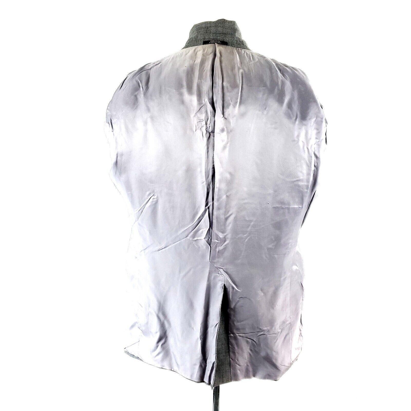 Hart Schaffner Marx Hart Schaffner Marx Gold Trumpeter Wool 2 Button Blazer 42L Size 42L - 10 Thumbnail