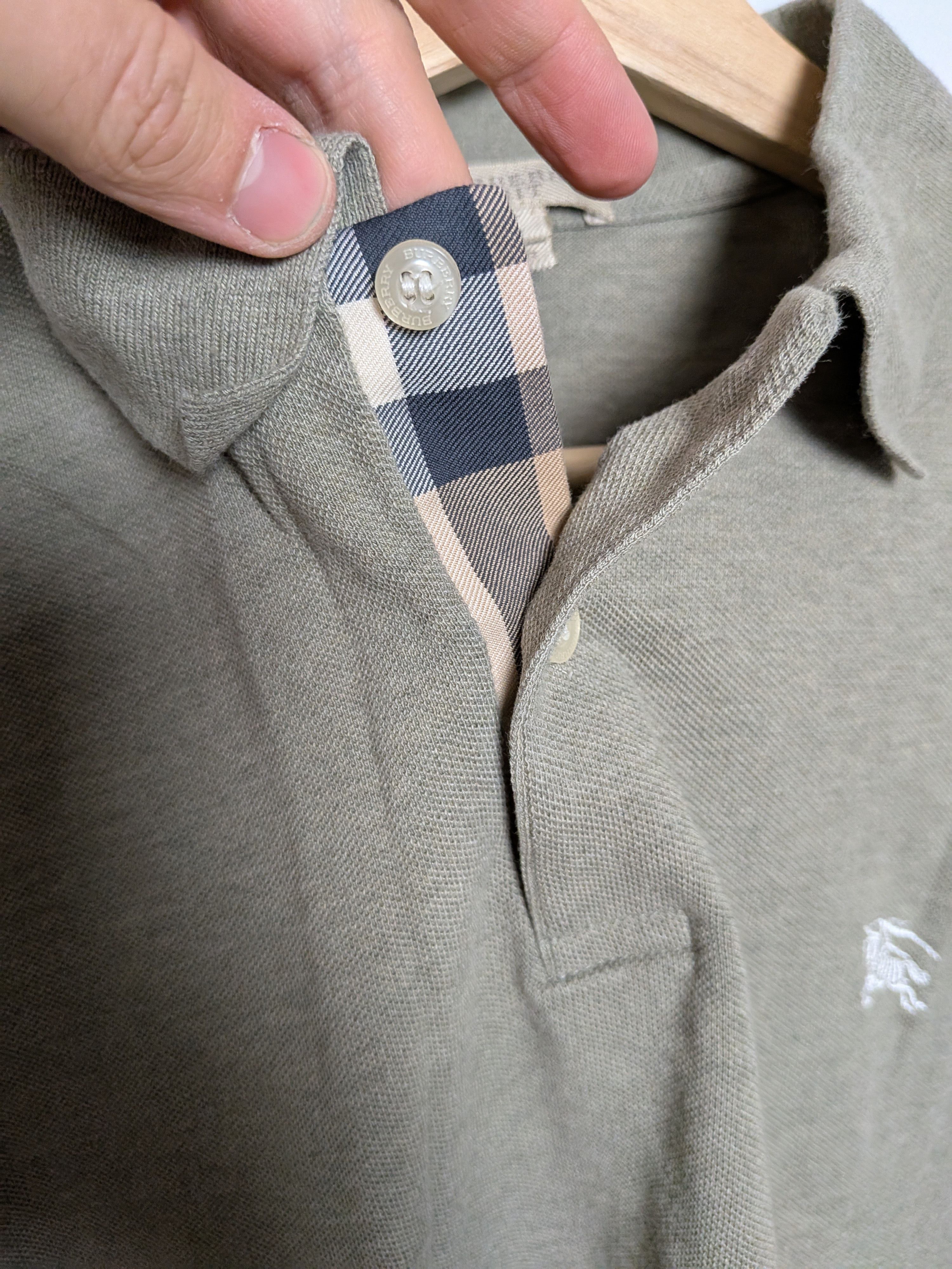 Burberry Burberry Olive Green Polo Shirt Size US M / EU 48-50 / 2 - 5 Thumbnail