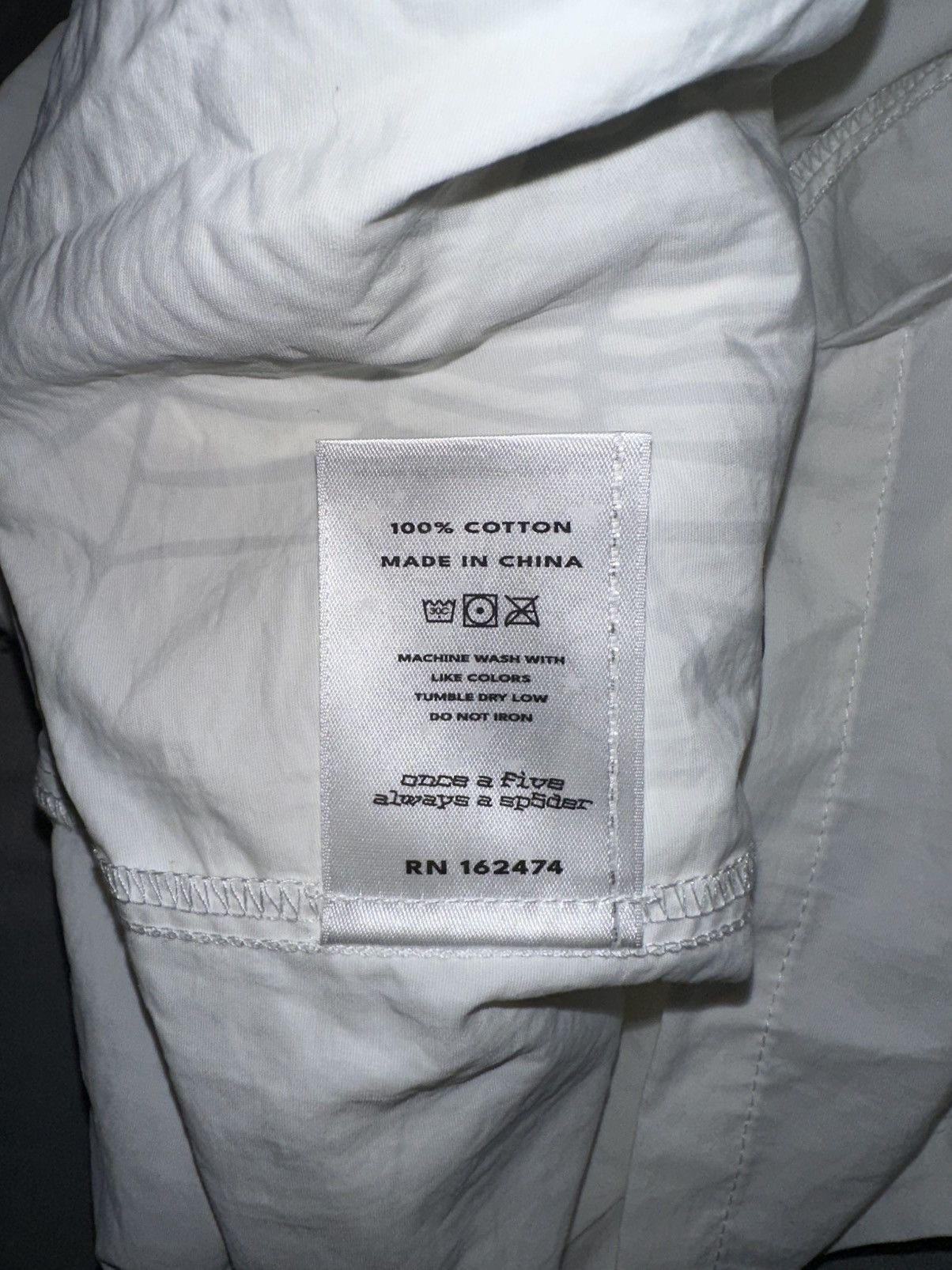 Sp5der Sp5der Double Layer Short ‘White’ (S) Size US 31 - 3 Thumbnail
