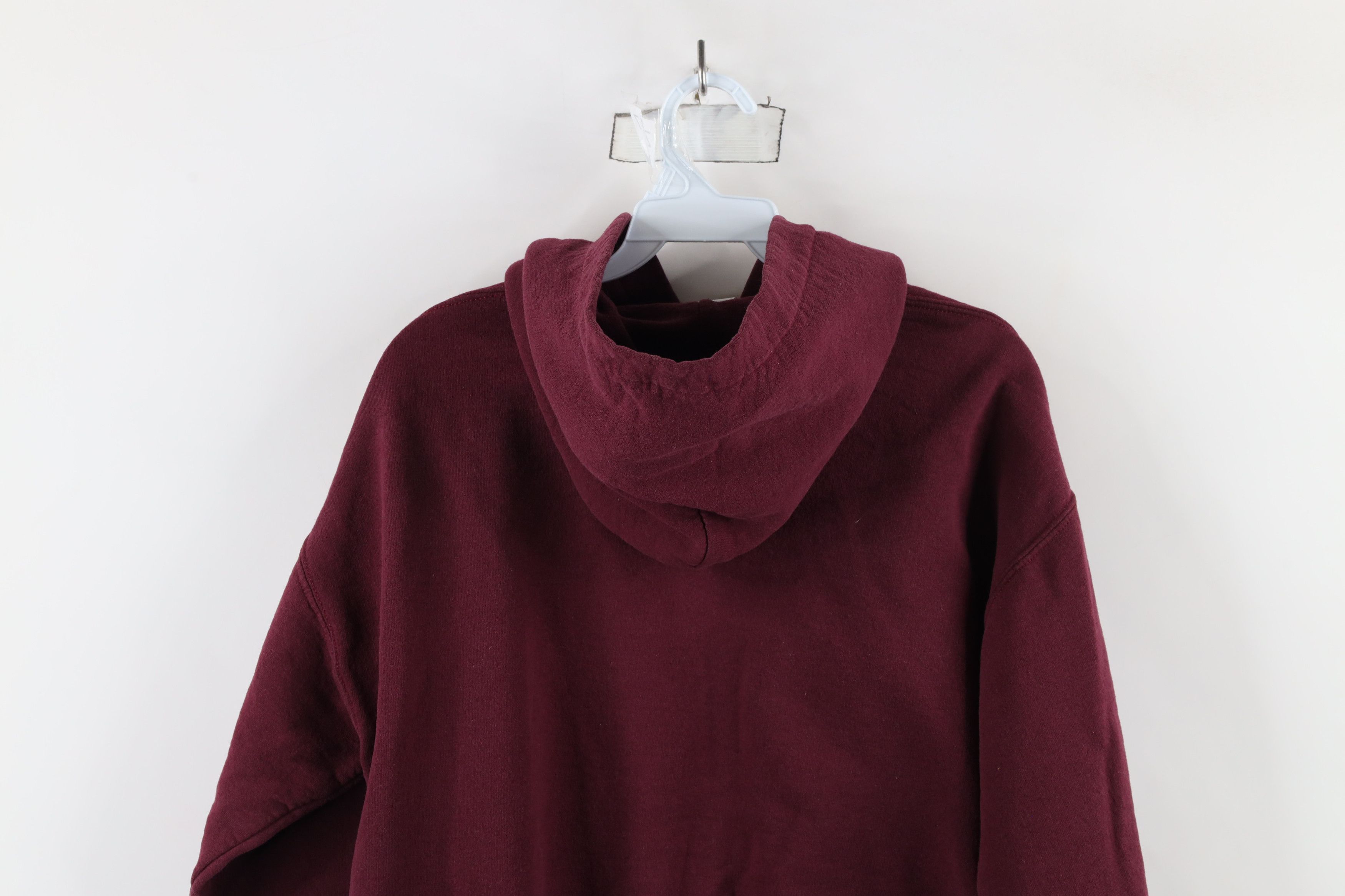 Vintage Vintage Y2K Jeep Motors Spell Out Hoodie Sweatshirt Maroon Size US M / EU 48-50 / 2 - 13 Thumbnail